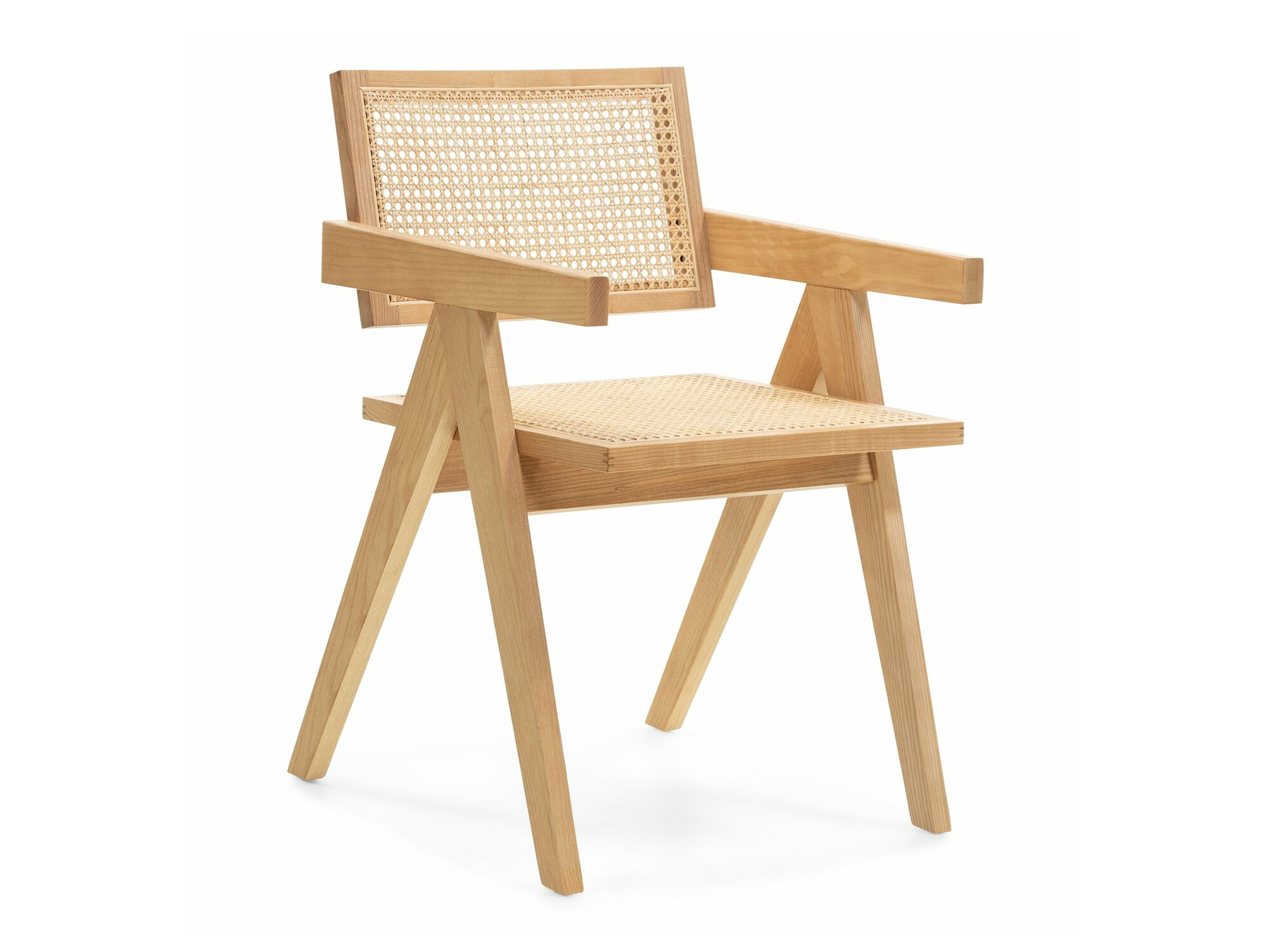 Stol Burleson 245 (Svetel les + Svetlo rjava)