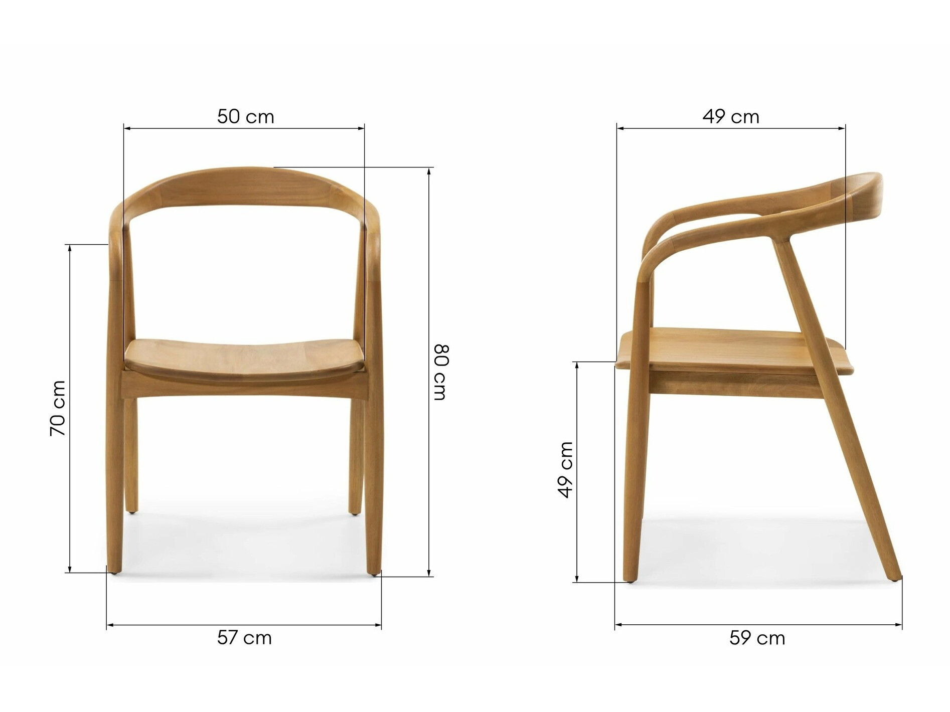 Stol Burleson 247 (Svetel les)