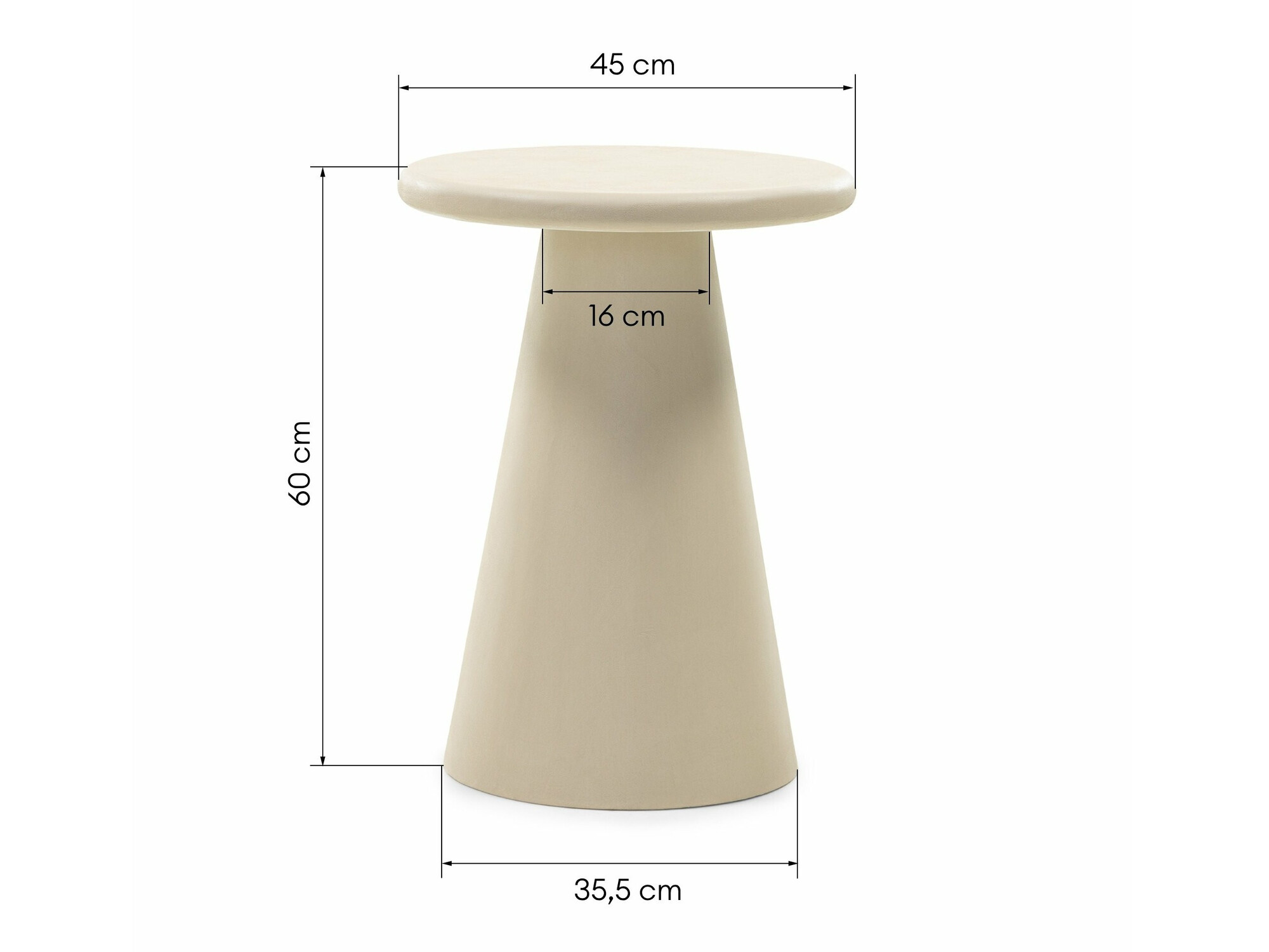 Stranska mizica Burleson 254