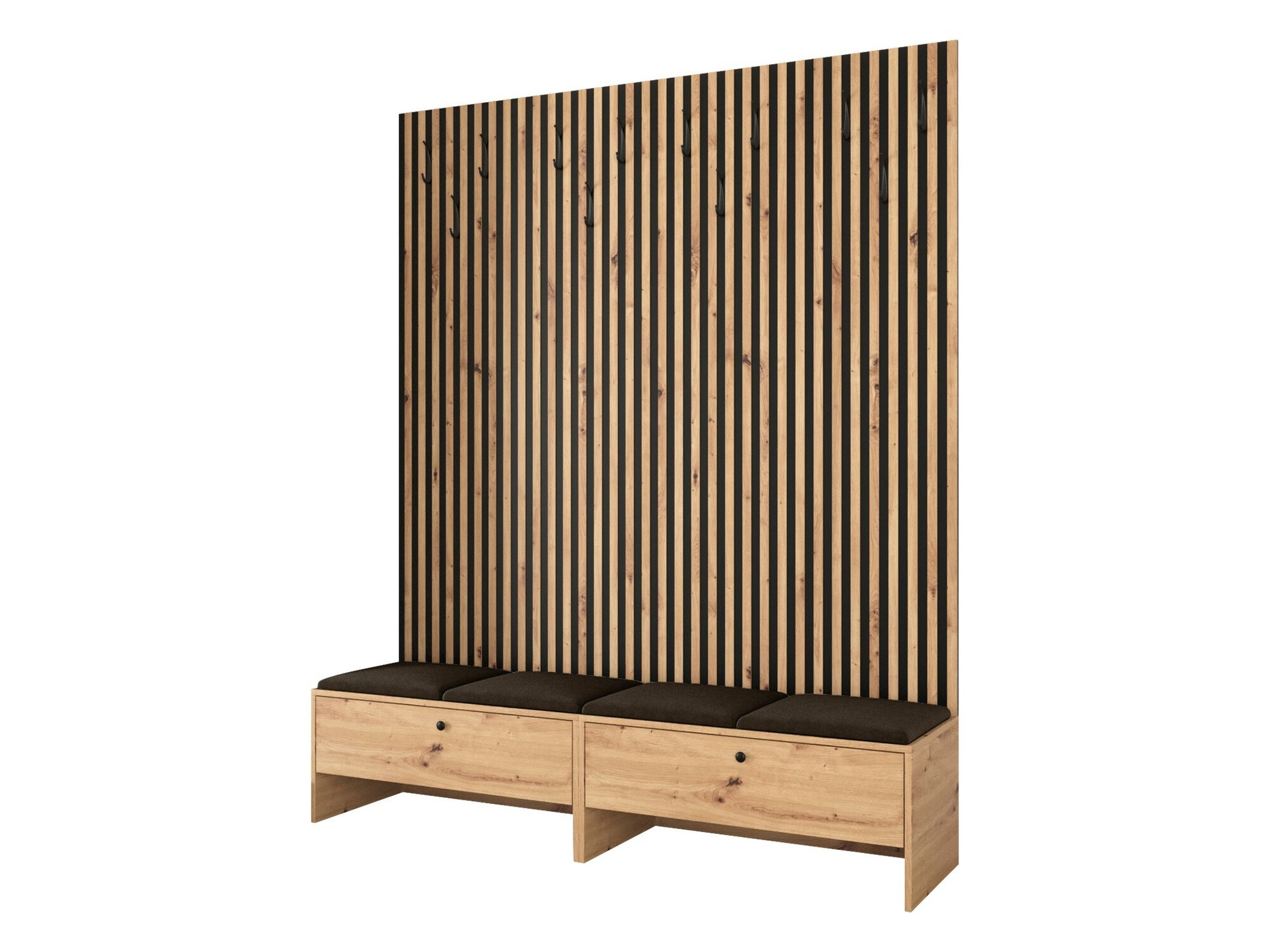 Komplet za predsobo Hartford 485 (Artisan hrast + Manila 04)