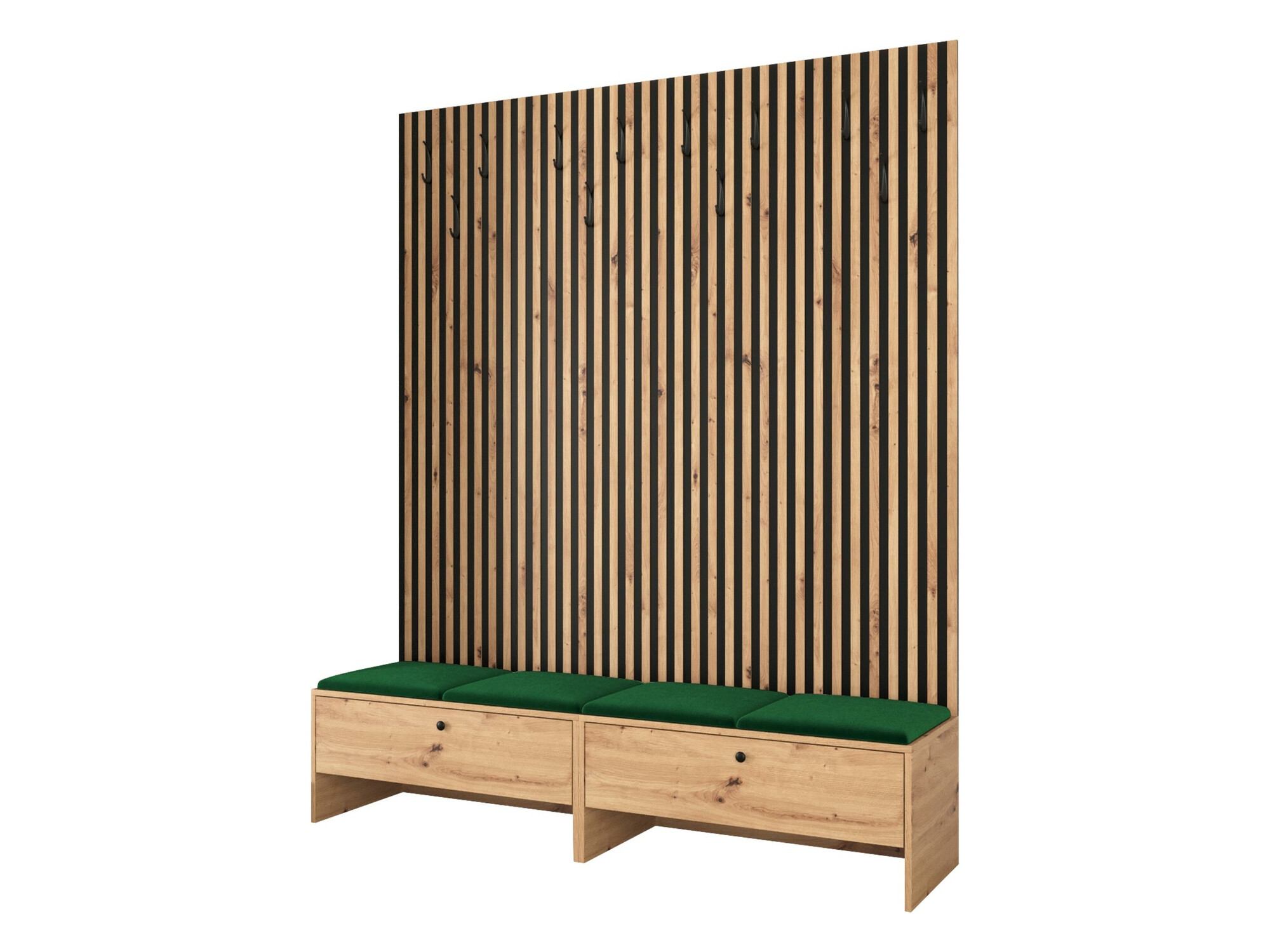 Komplet za predsobo Hartford 485 (Artisan hrast + Manila 35)