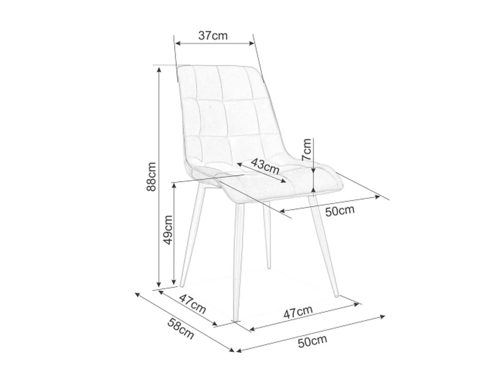 Stol Detroit 751 (Bež)