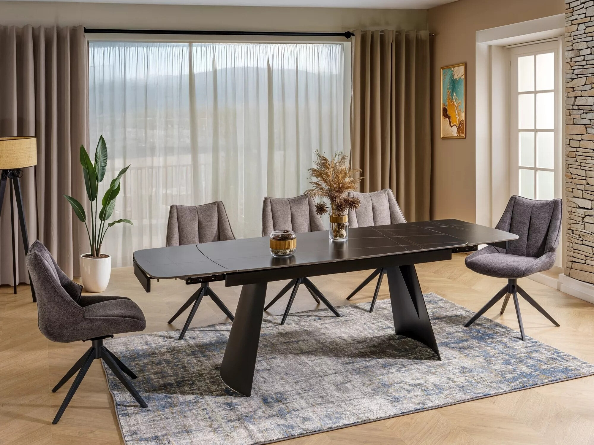 Stol Detroit 414 (Svetlo rjava)