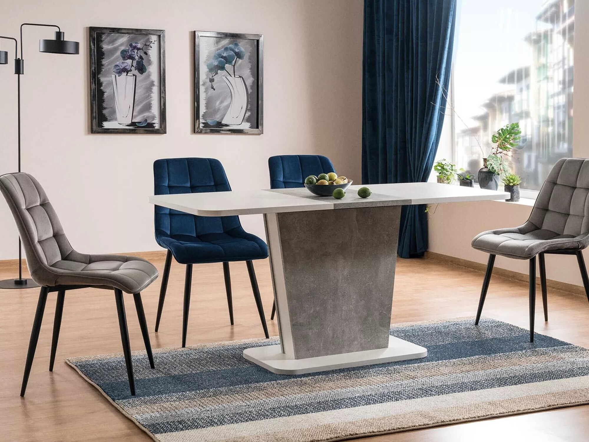 Stol Detroit 752 (Siva)