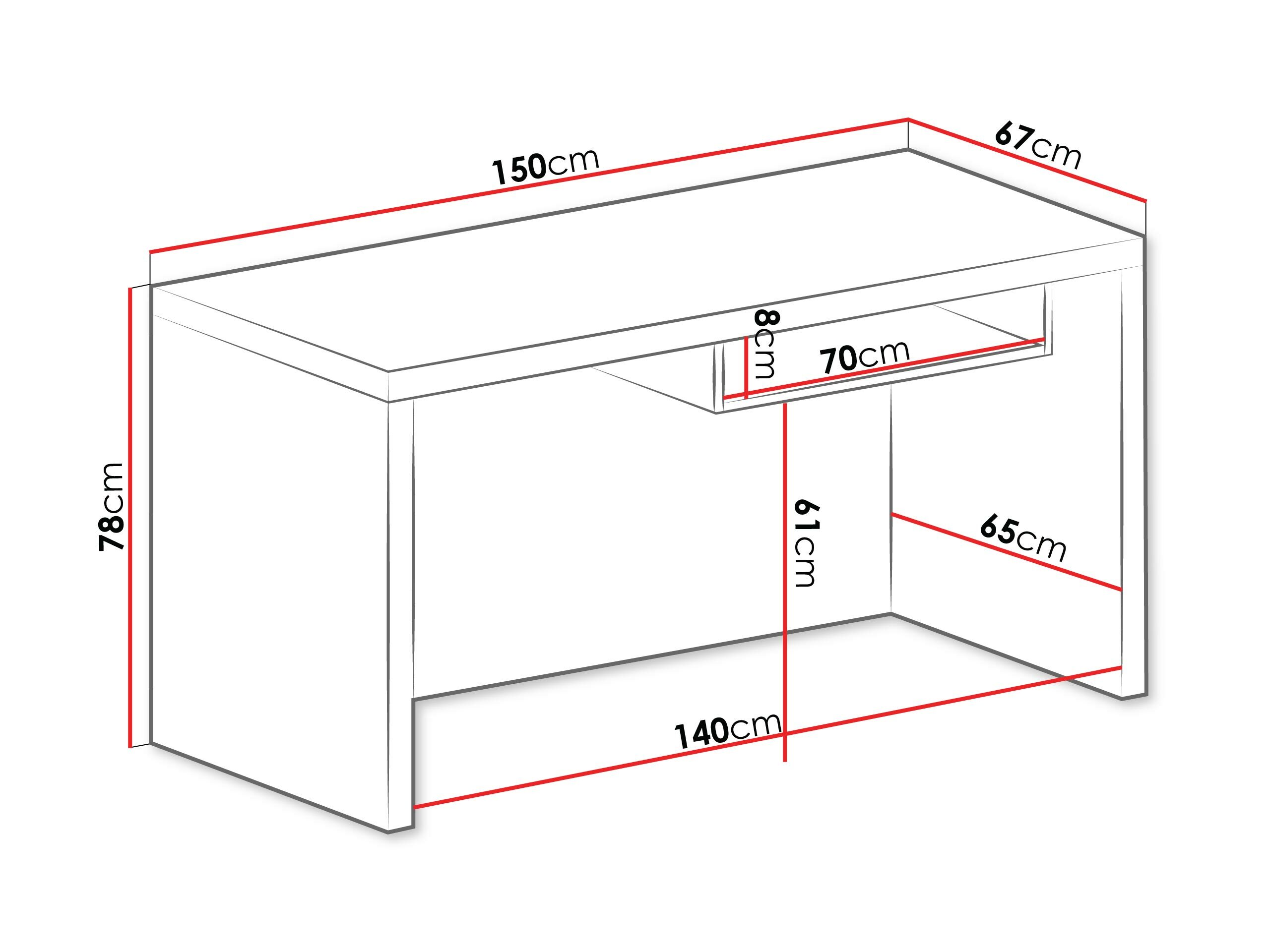 Pisalna miza Fiomeri 122 (Santana hrast)