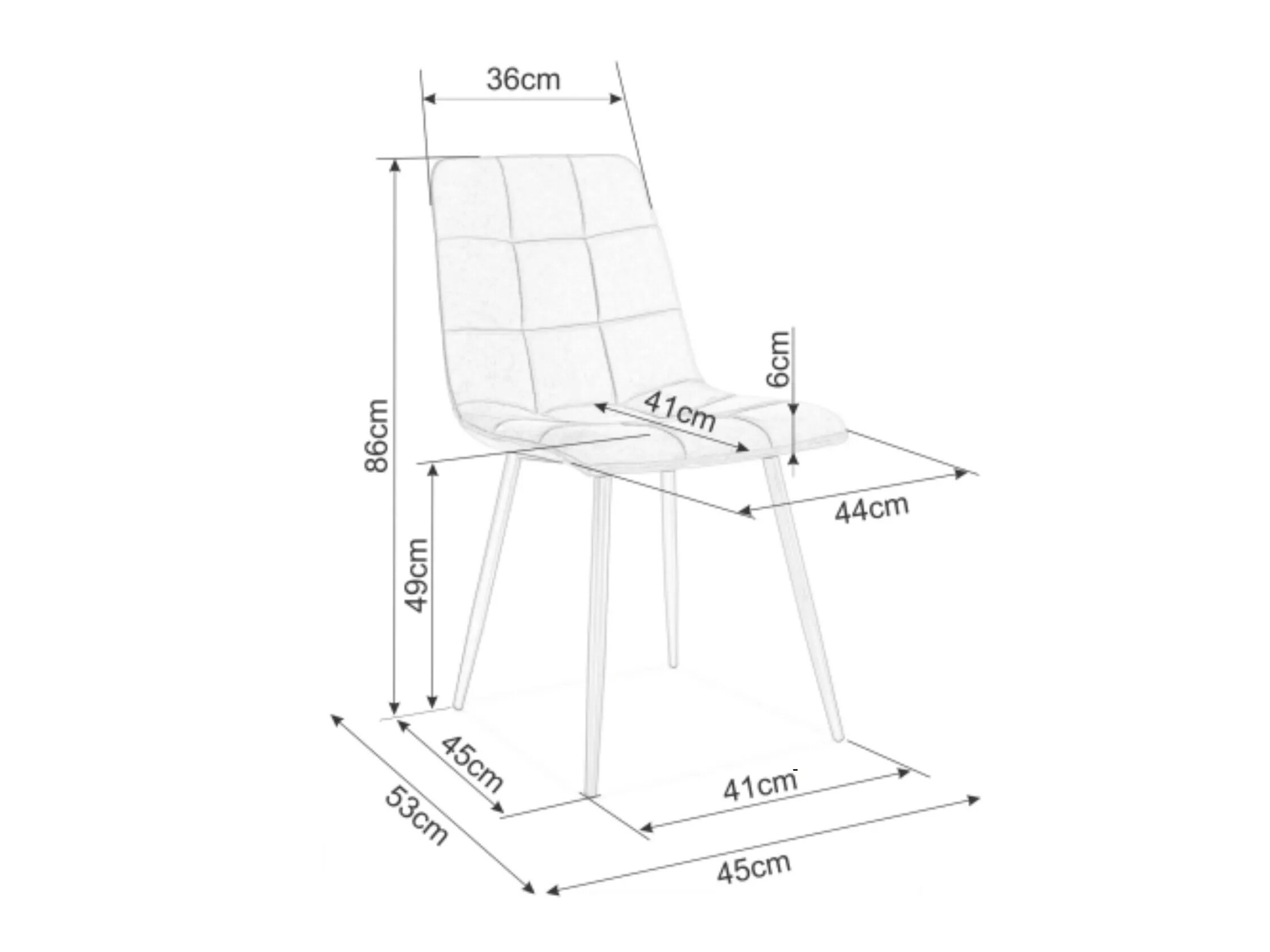 Stol Detroit 755 (Bež)