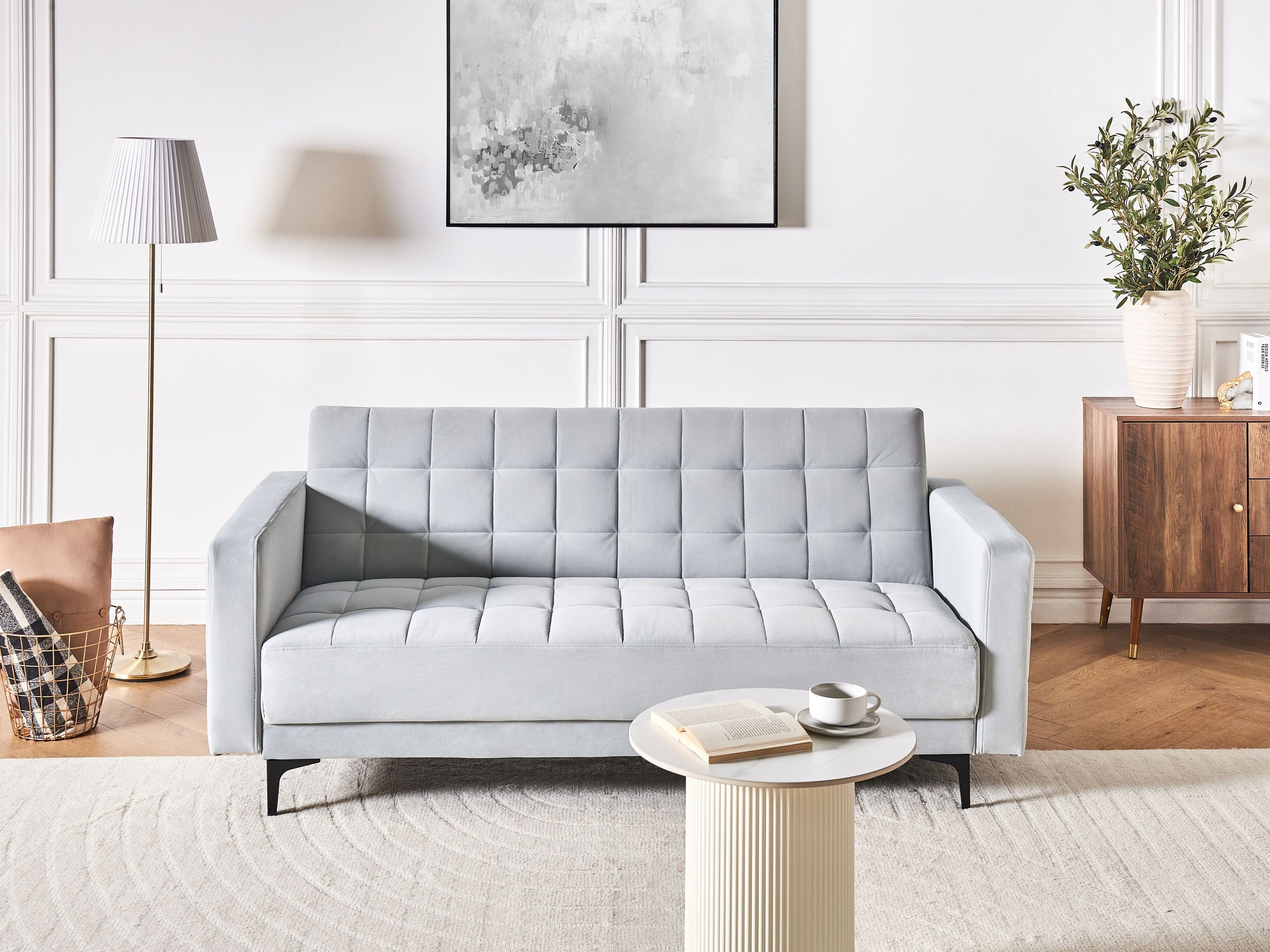 Raztegljiv kavč Felvena 123 (Siva)