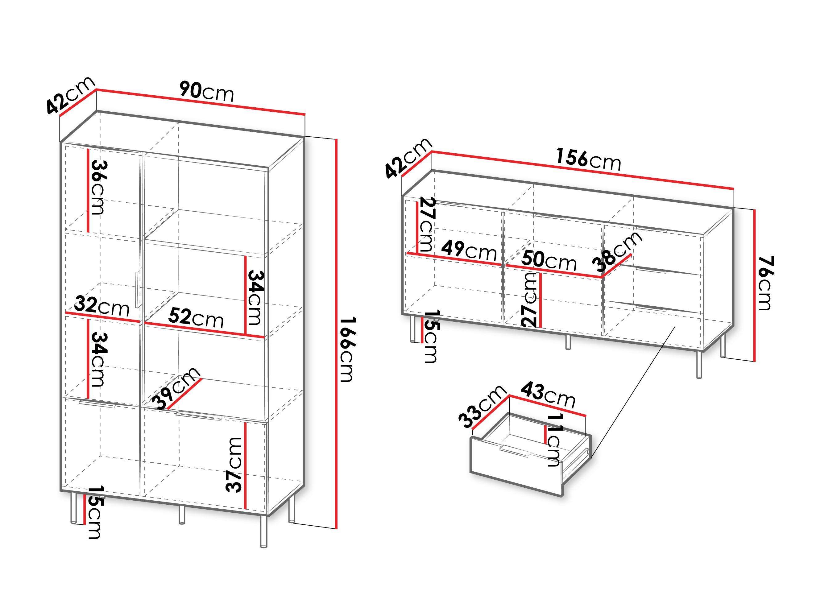 Komplet za dnevno sobo Mardalu 109