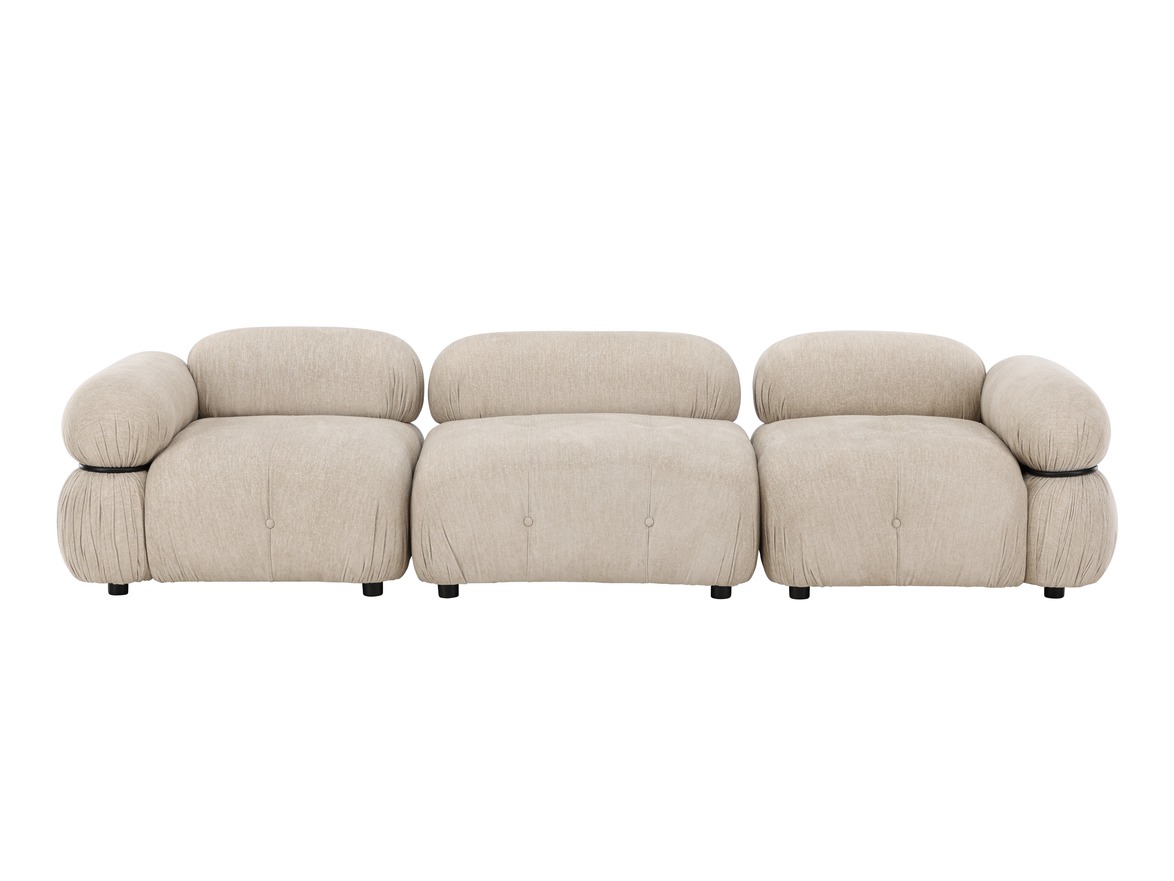Modularni kavč Evardale 104 (Bež + Črna)