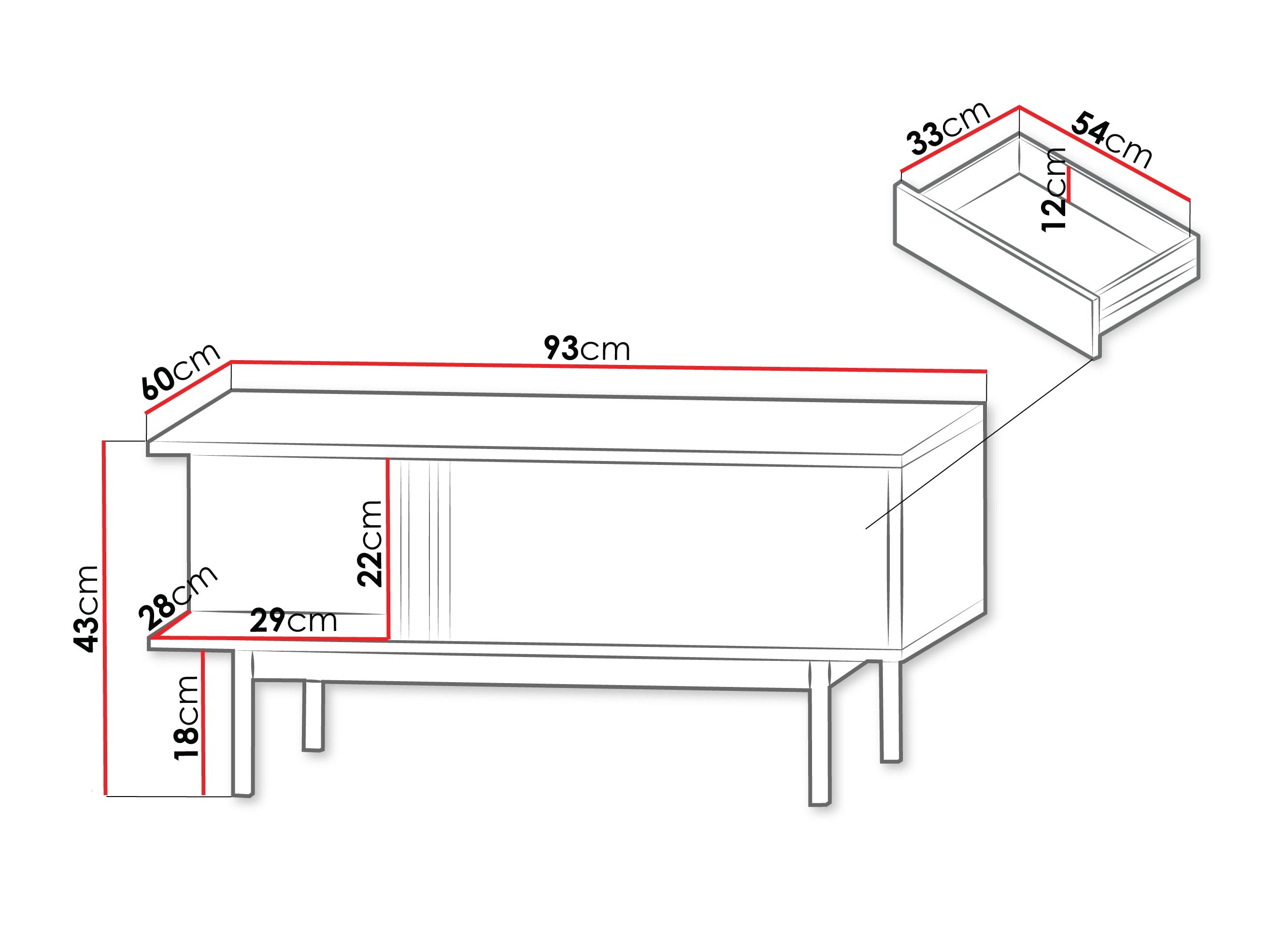 Klubska mizica Levali 111 (Bež)