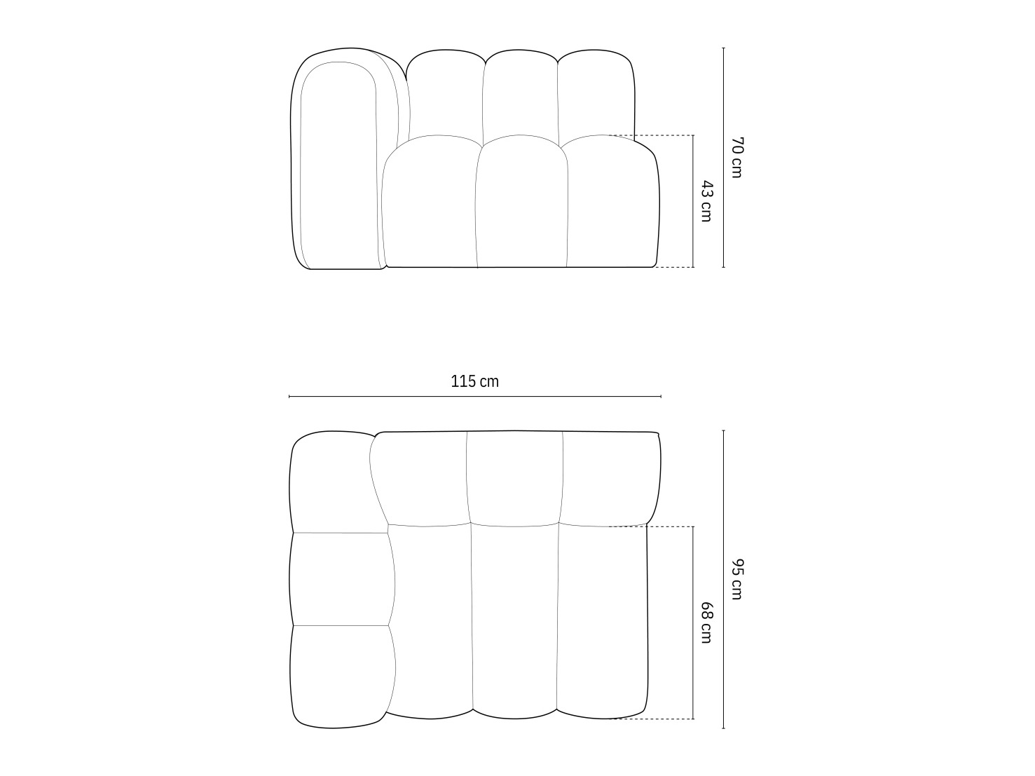 Modularna sedežna garnitura Cirleve 110 (Salvador 1)