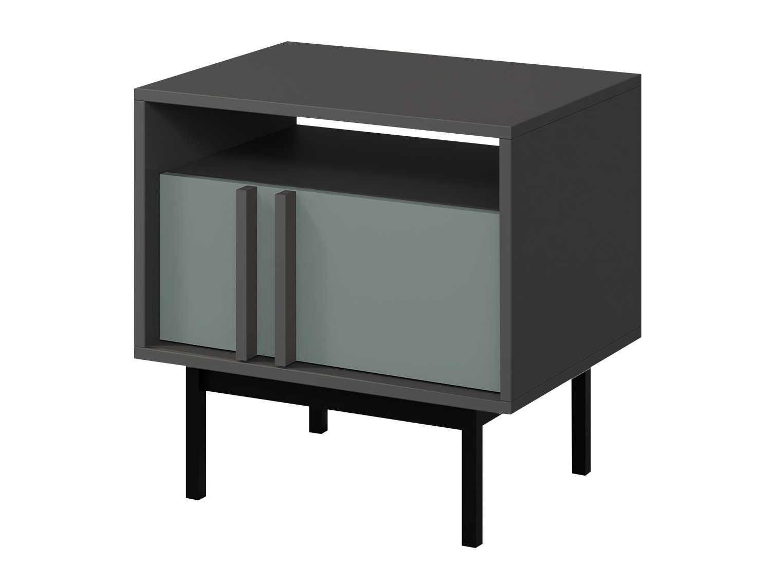 Nočna omarica Levali 112 (Prašno zelena)