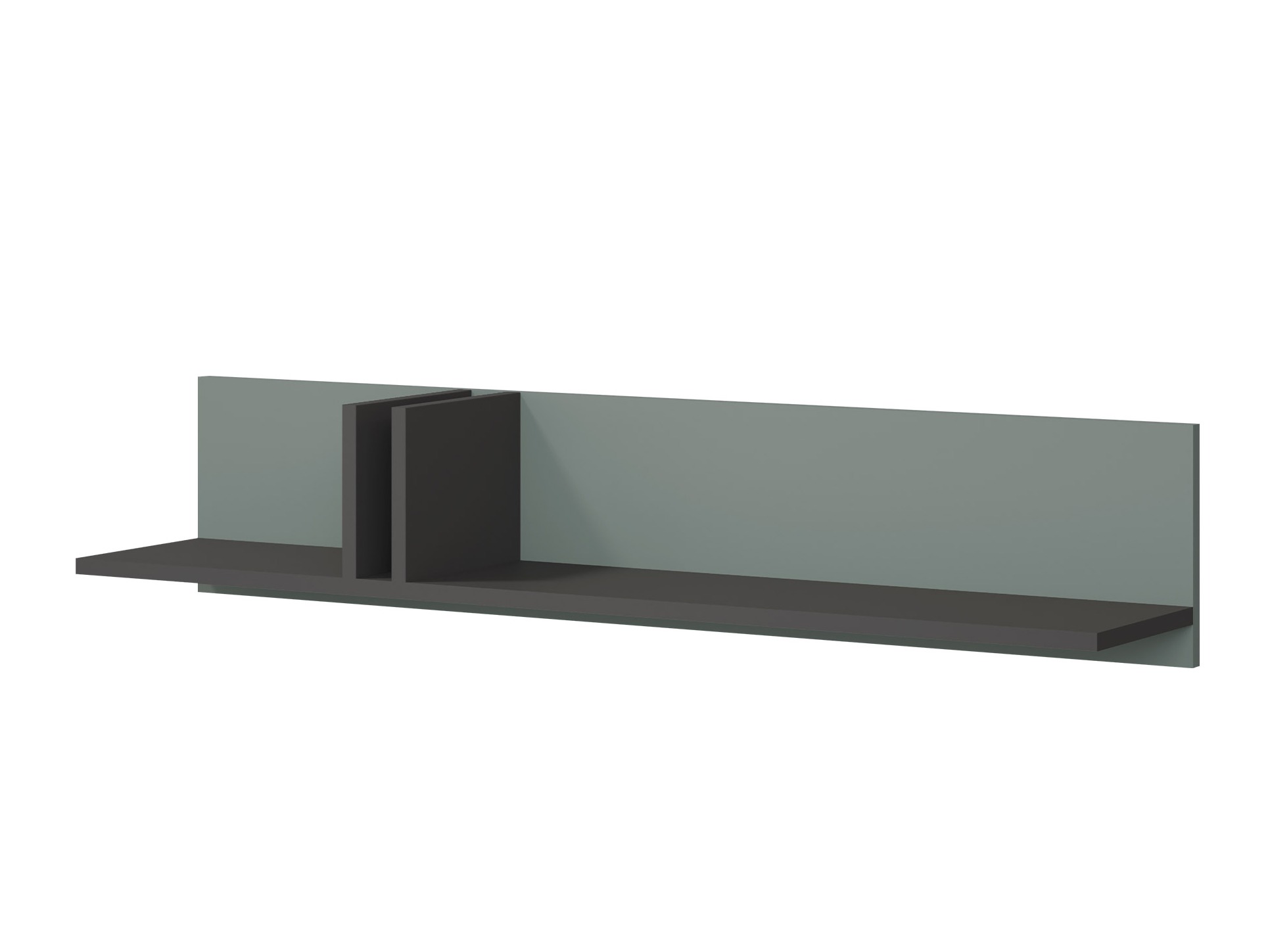 Stenska polica Levali 114 (Prašno zelena)