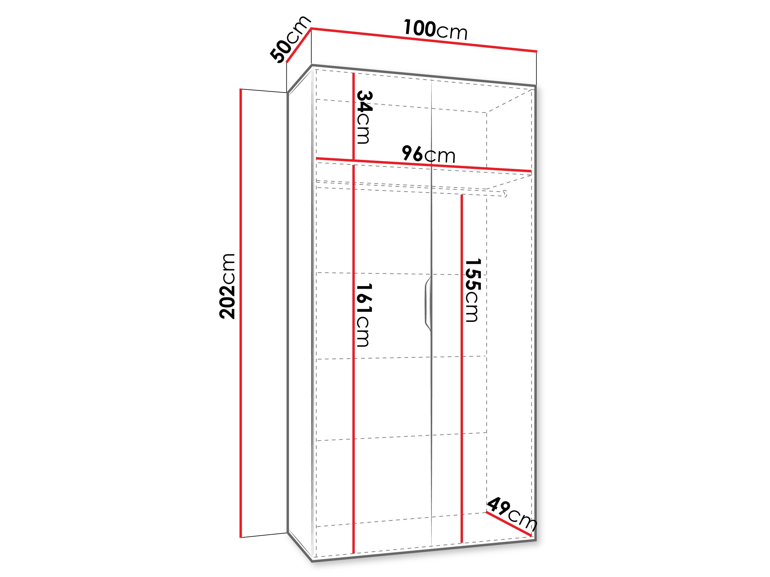 Garderobna omara Hartford 510 (Artisan hrast)