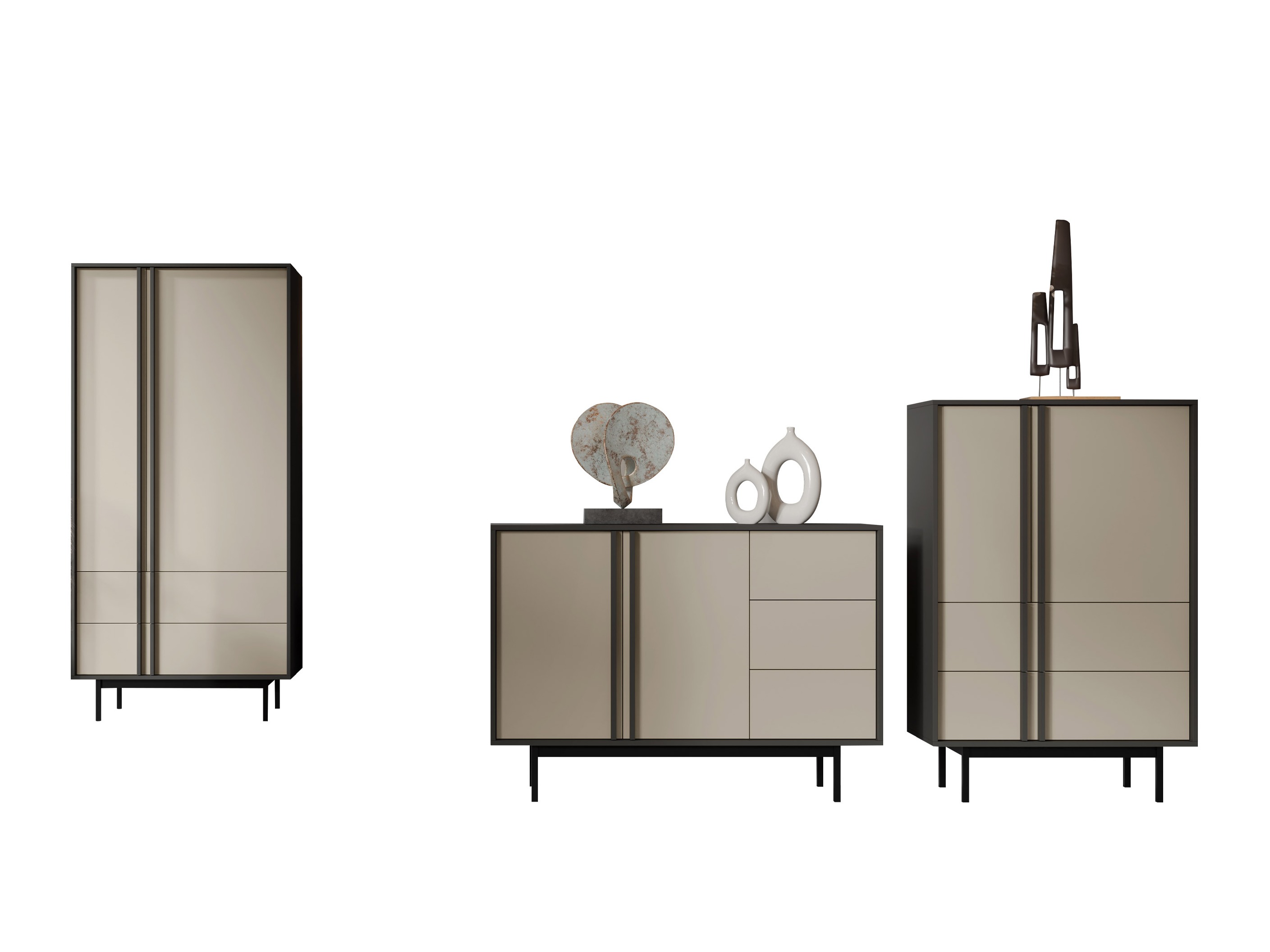 Komplet za dnevno sobo Levali 116 (Bež)