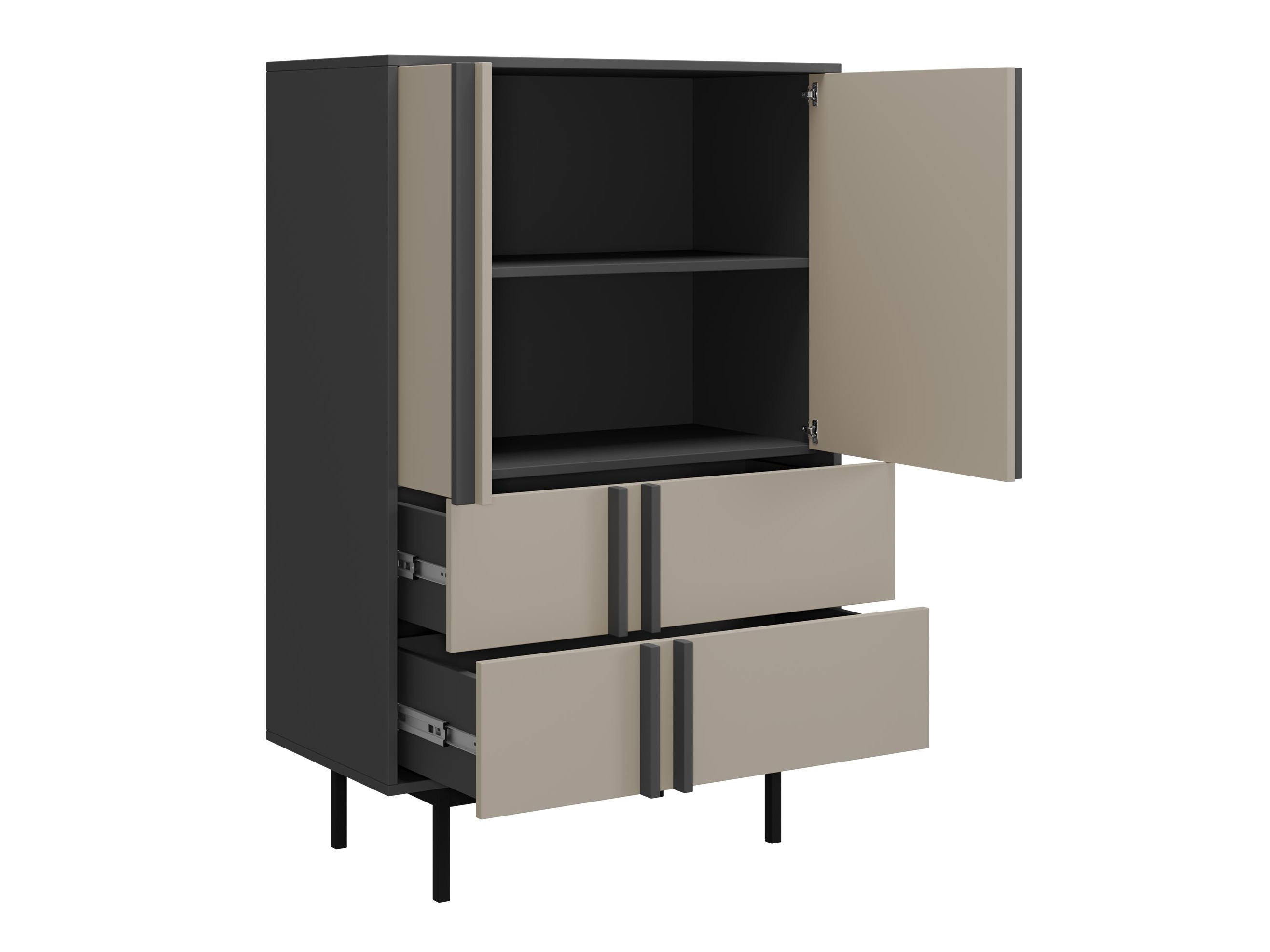 Komplet za dnevno sobo Levali 116 (Prašno zelena)