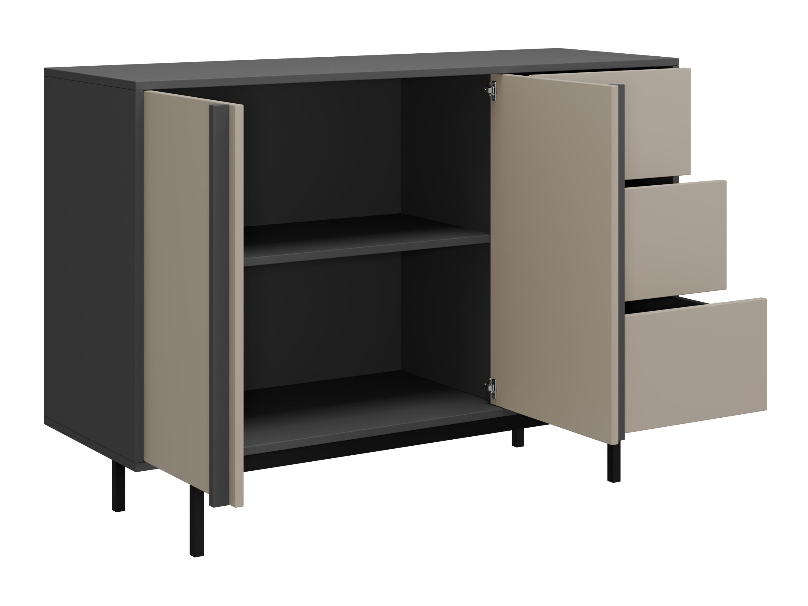 Komplet za dnevno sobo Levali 116 (Prašno zelena)