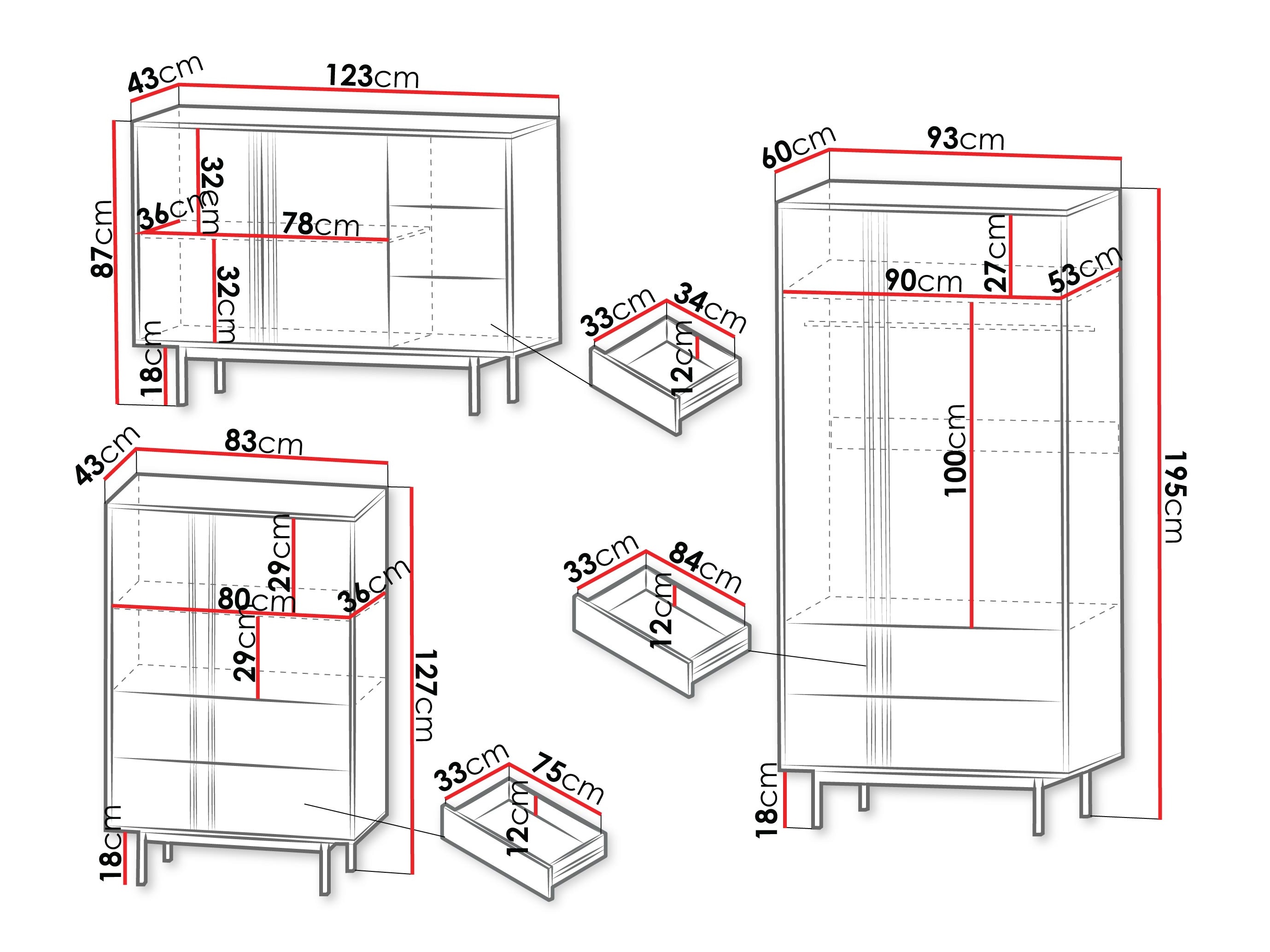 Komplet za dnevno sobo Levali 116 (Prašno zelena)