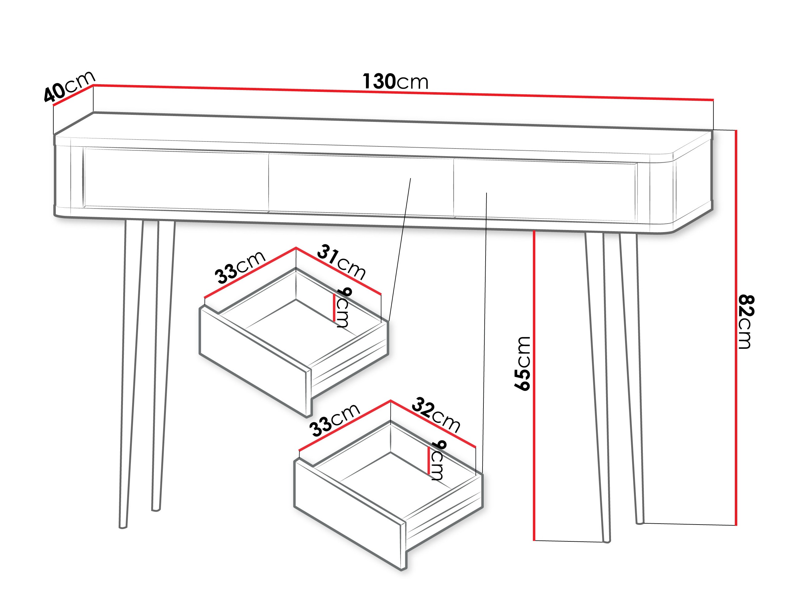 Pisalna miza Lufela 114 (Kašmir + Sivi marmor)