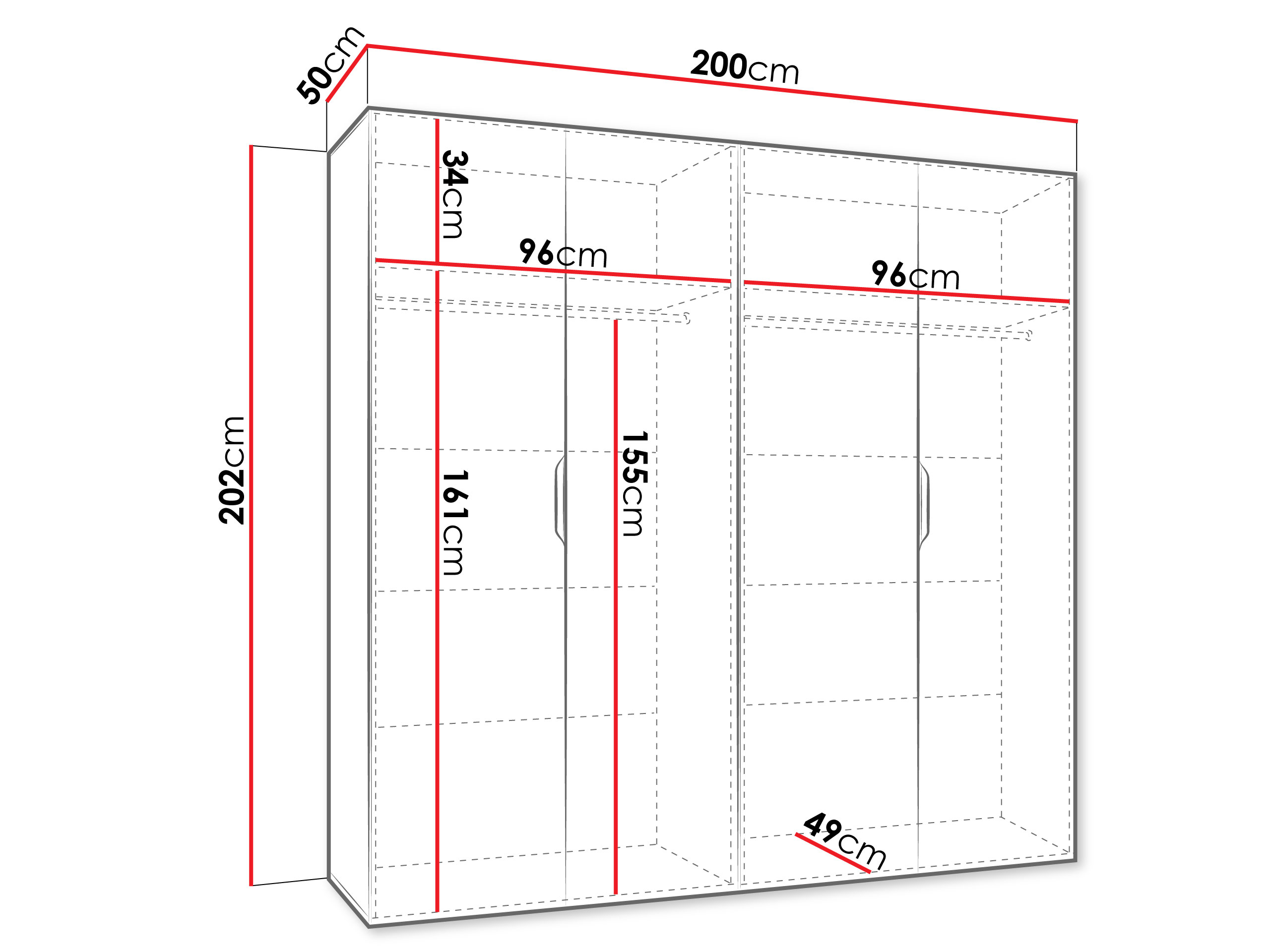 Garderobna omara Hartford 513 (Artisan hrast)