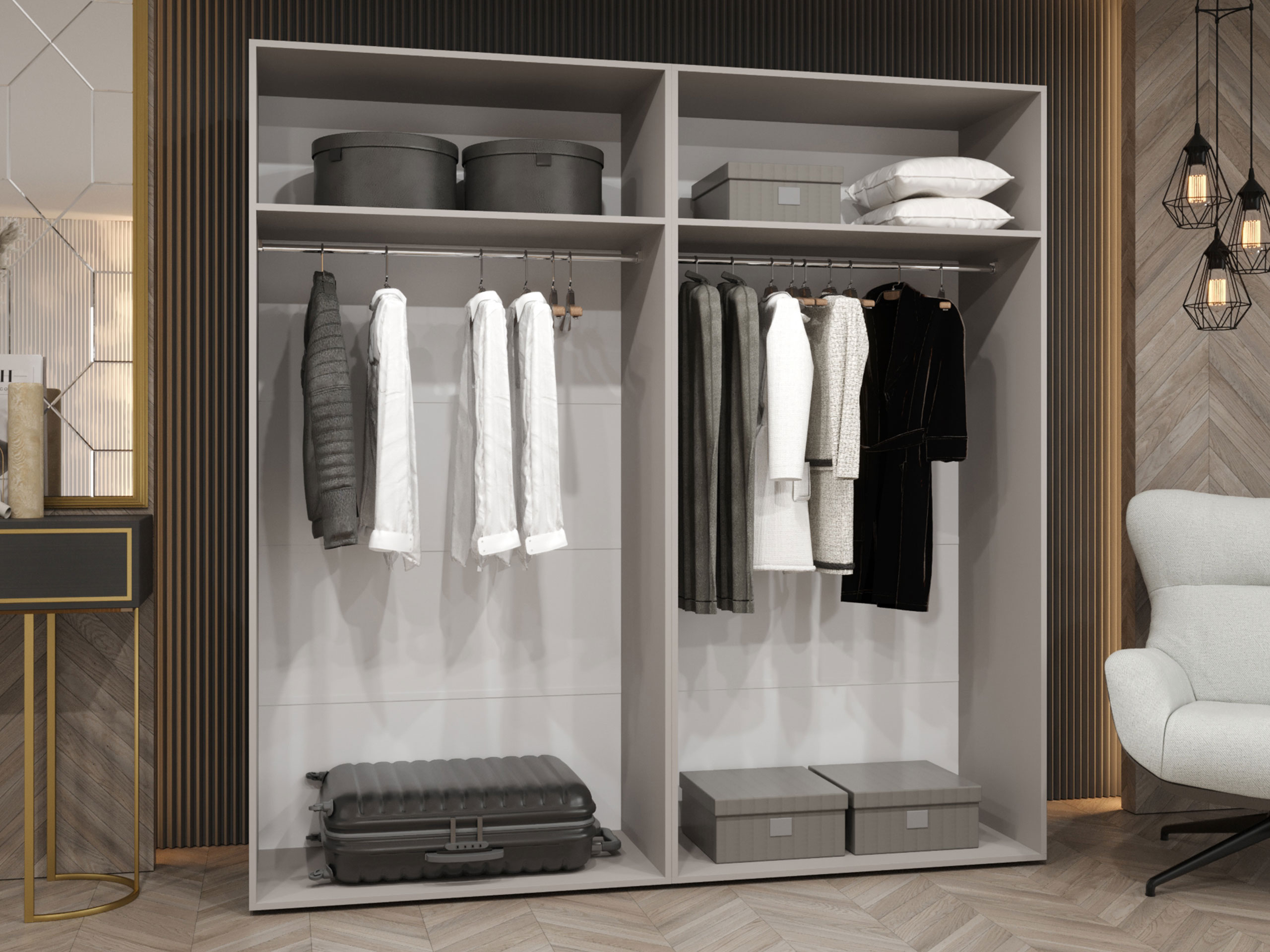 Garderobna omara Hartford 513 (Artisan hrast)