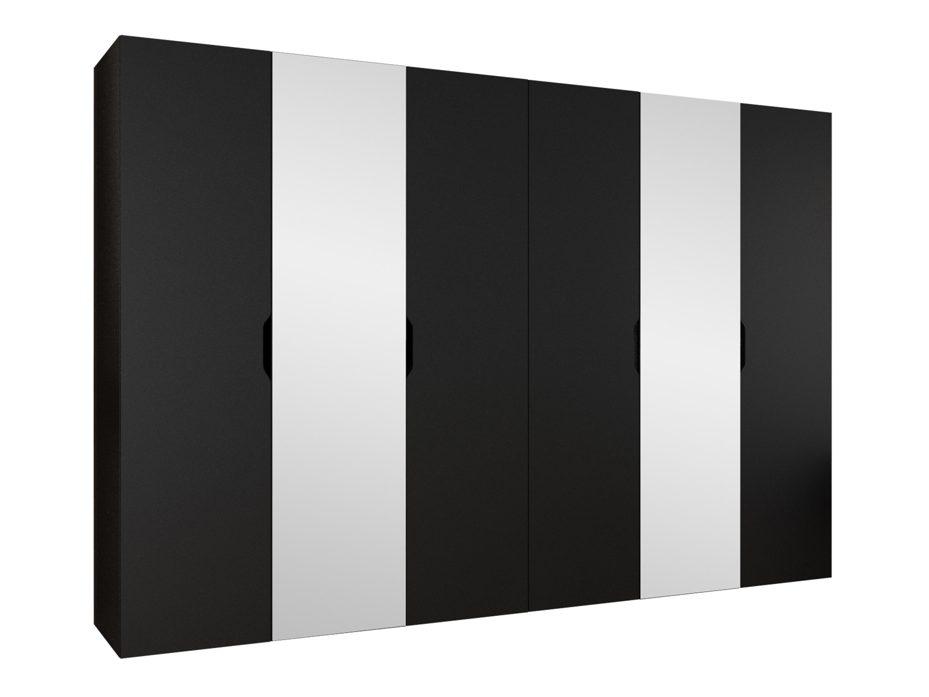 Garderobna omara Hartford 518 (Črna)