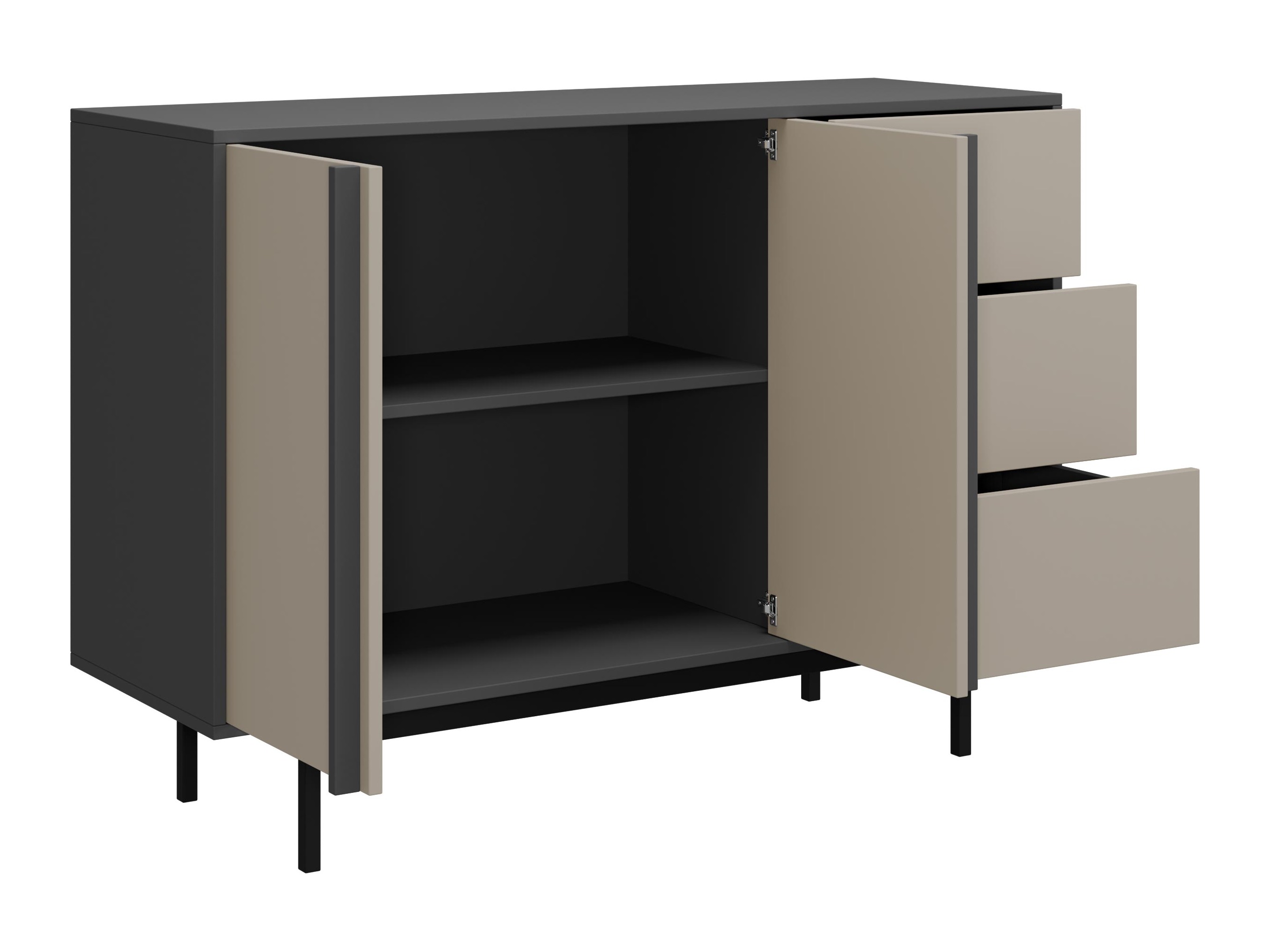 Komplet za dnevno sobo Levali 117 (Prašno zelena)