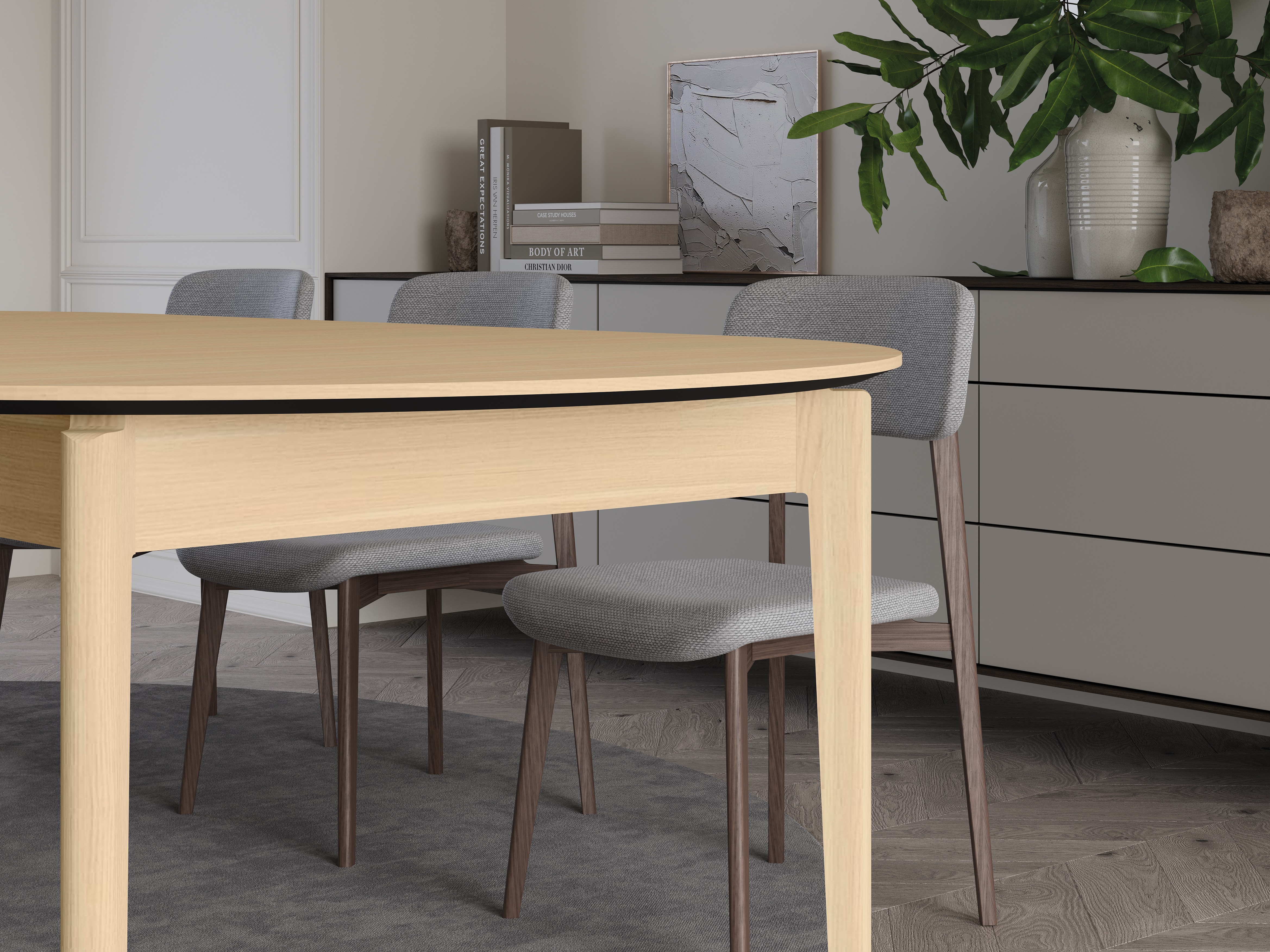 Miza Fresno 175 (Lahki hrast)