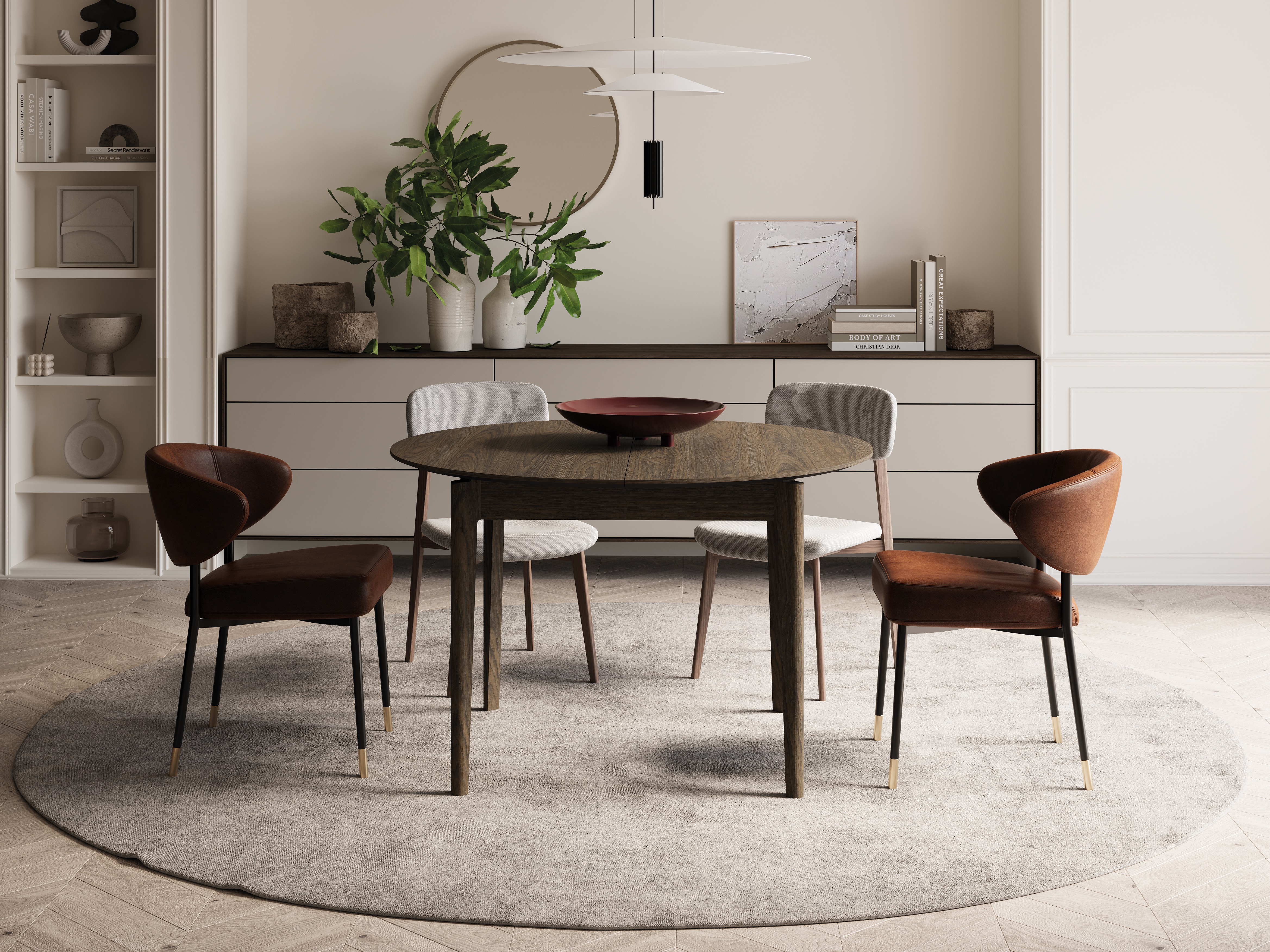 Miza Fresno 175 (Temen hrast)