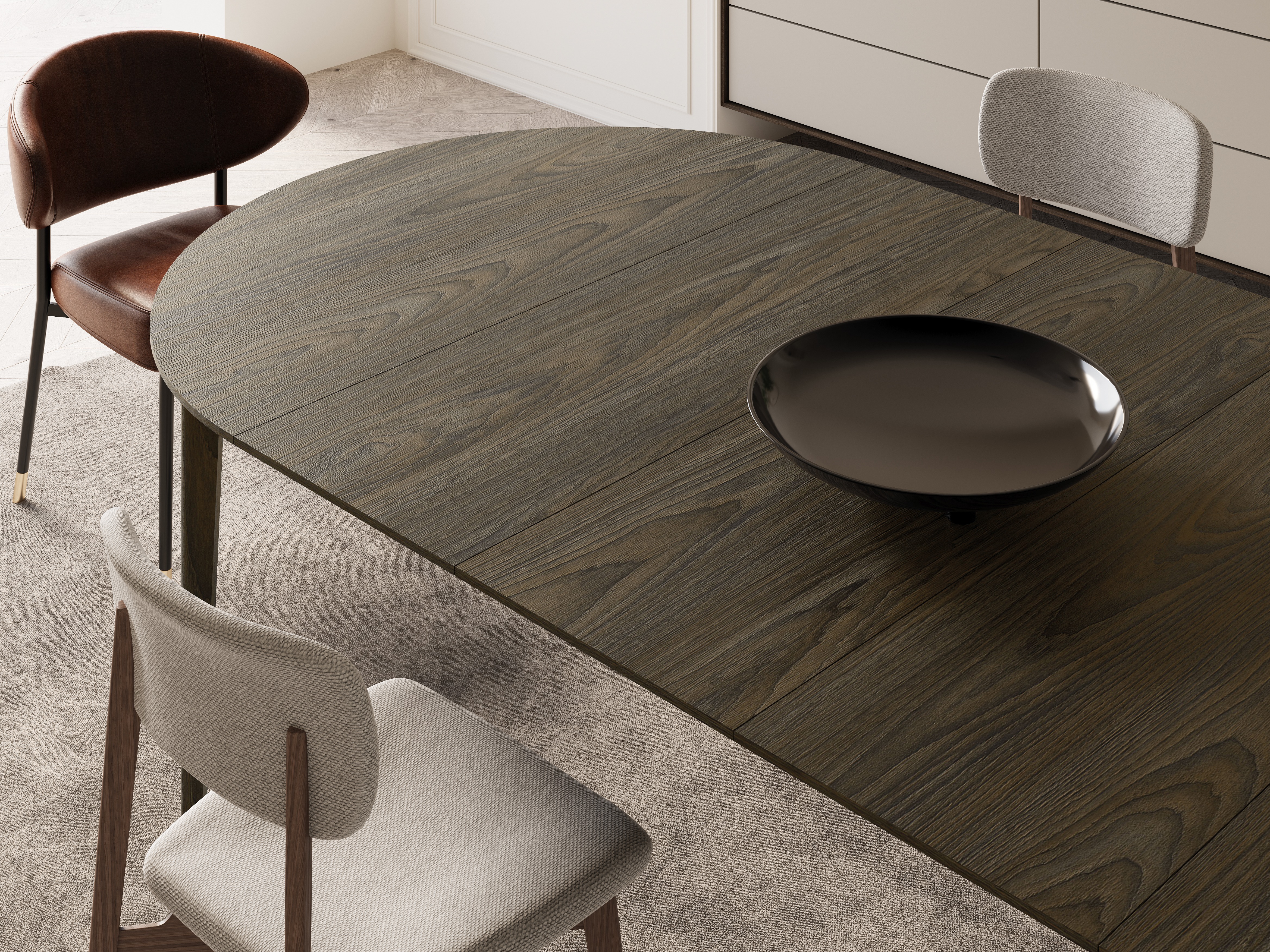 Miza Fresno 175 (Temen hrast)