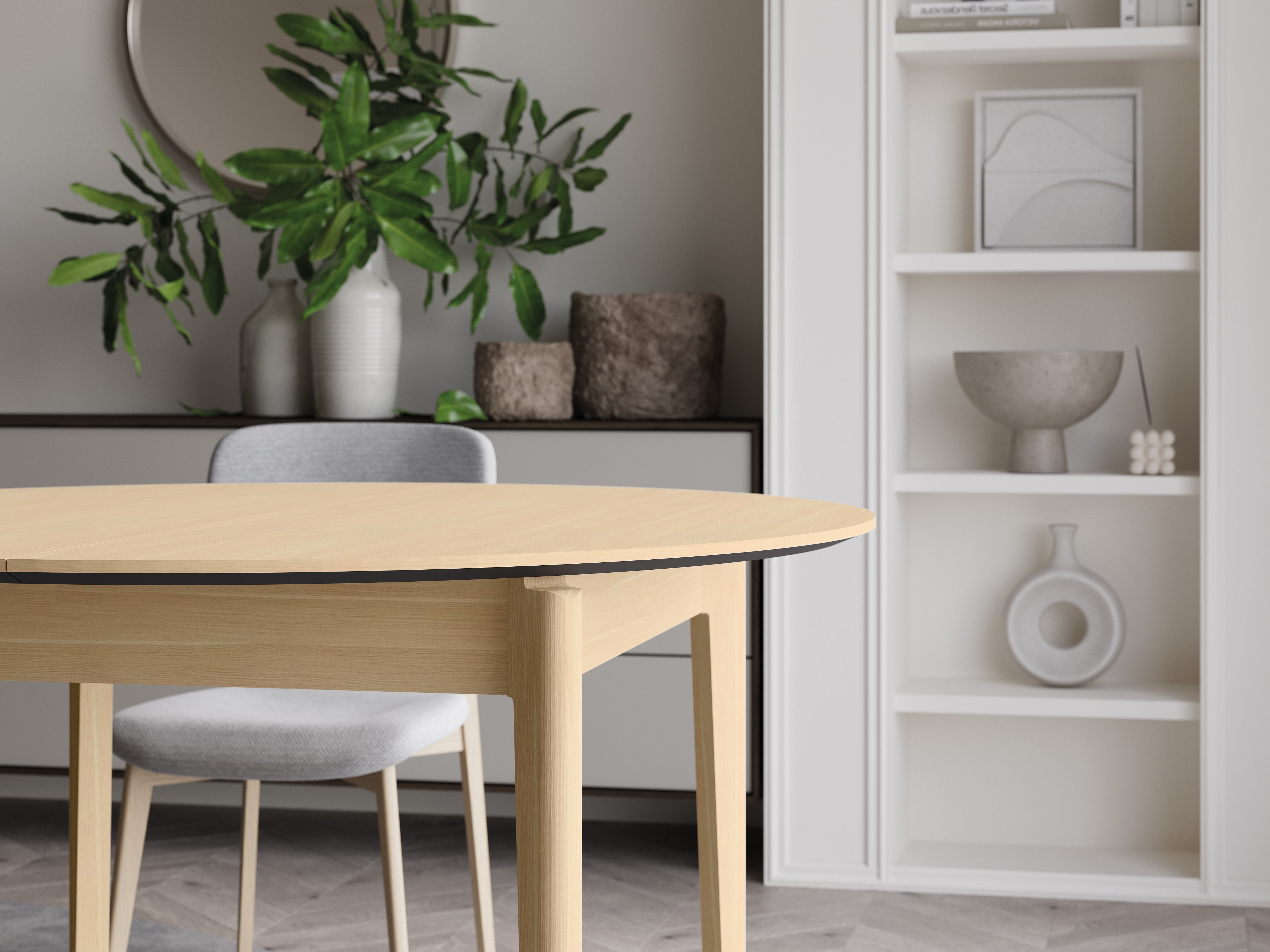 Miza Fresno 180 (Lahki hrast)