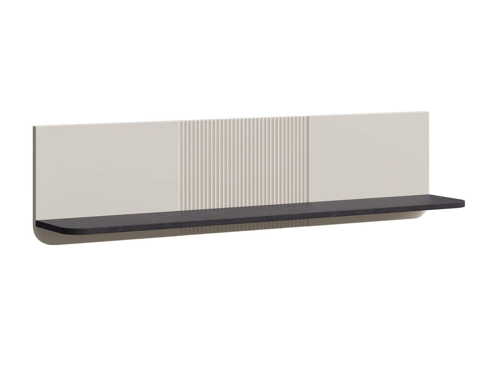 Stenska polica Lufela 118 (Kašmir + Sivi marmor)