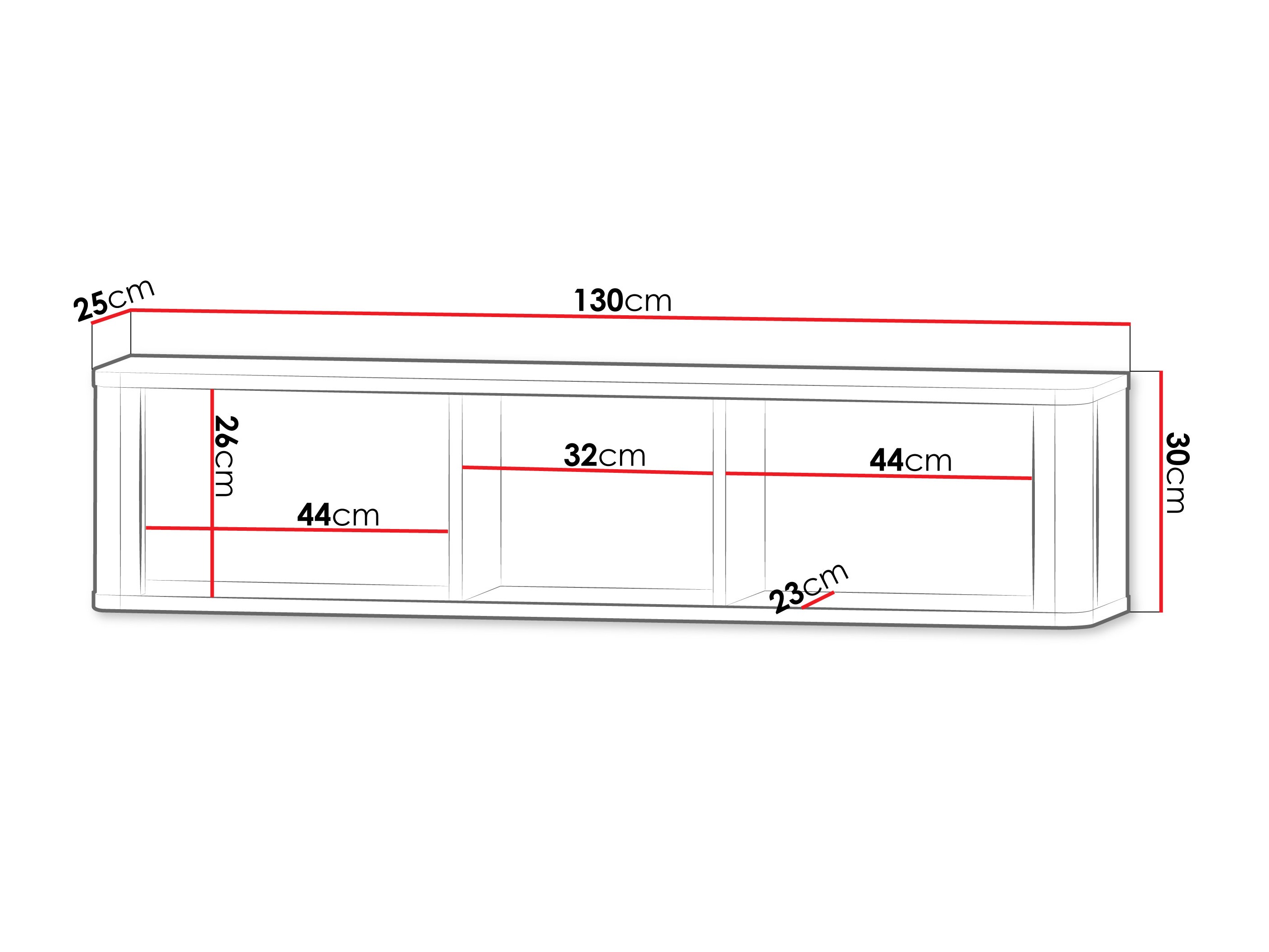 Stenska polica Lufela 119 (Kašmir + Sivi marmor)