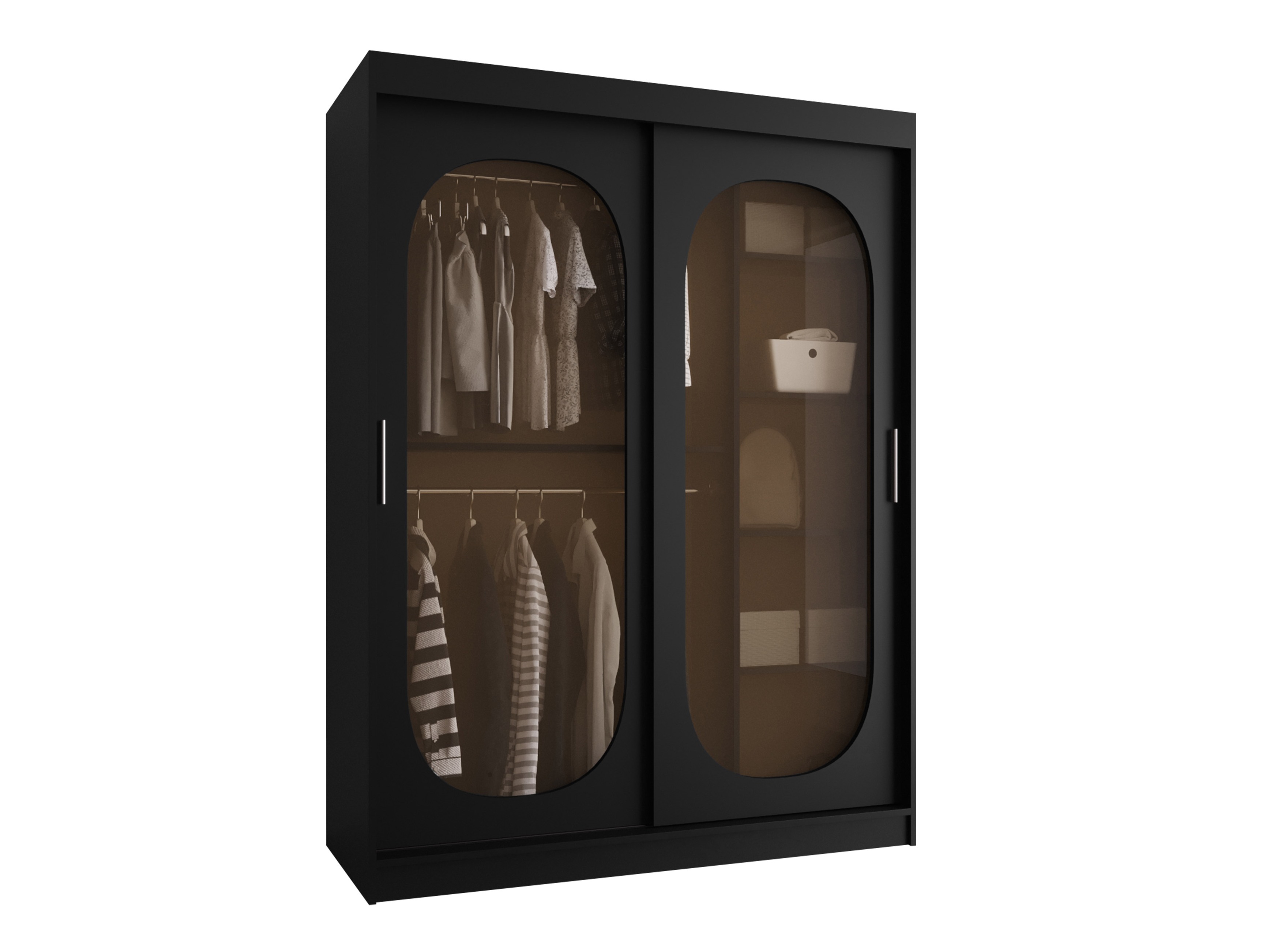 Garderobna omara Hartford 519 (Črna)