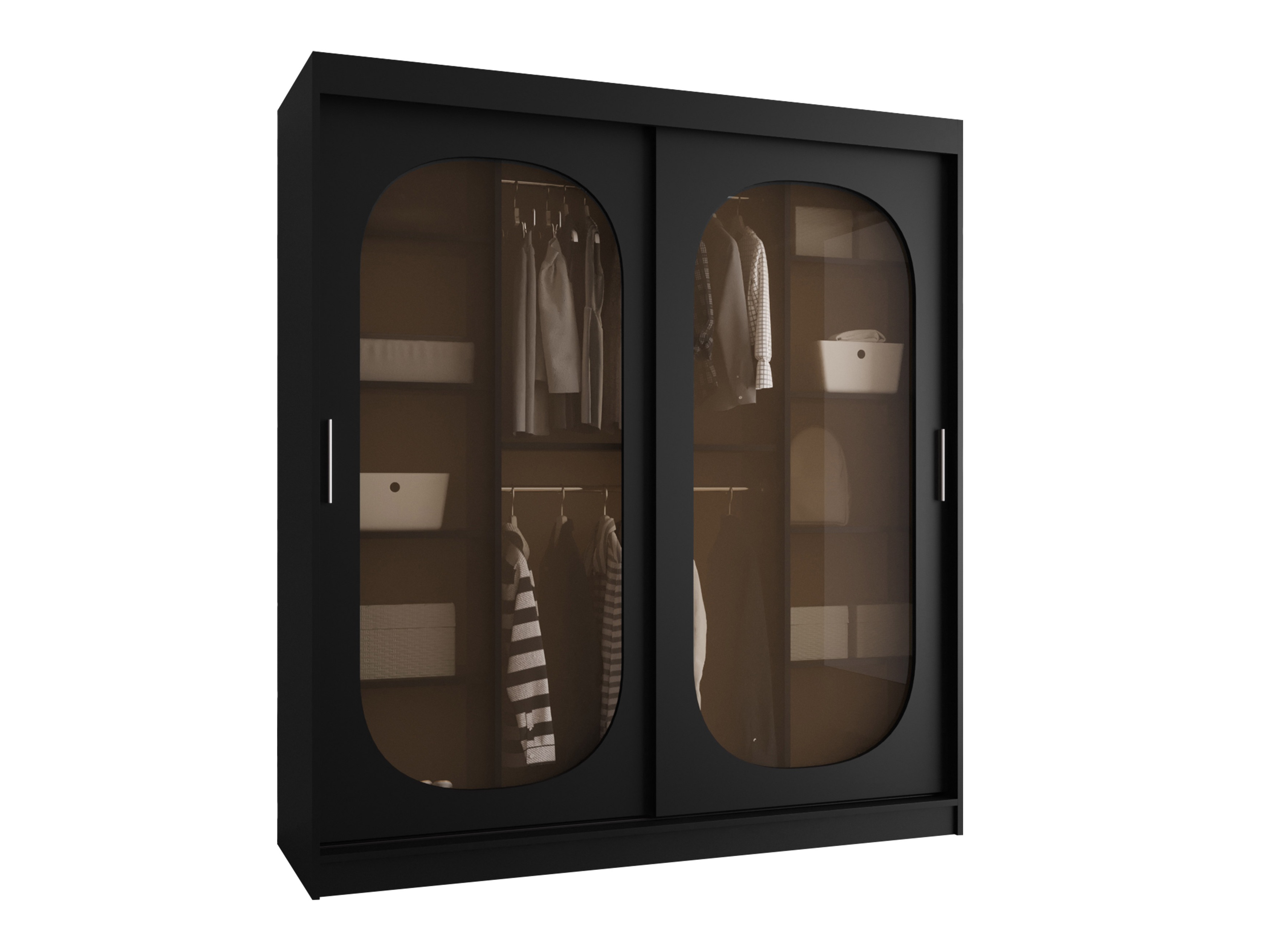 Garderobna omara Hartford 520 (Črna)