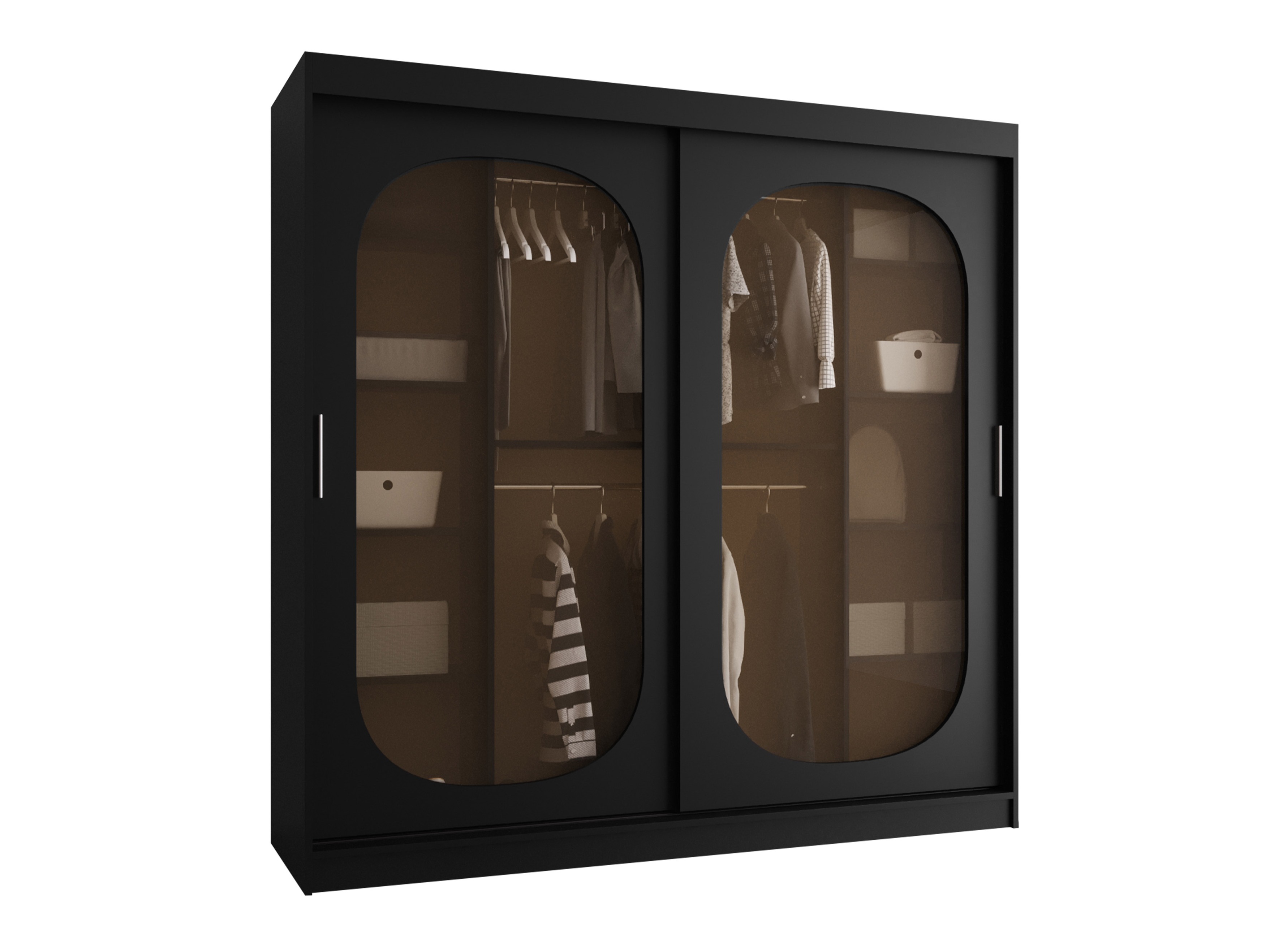 Garderobna omara Hartford 521 (Črna)