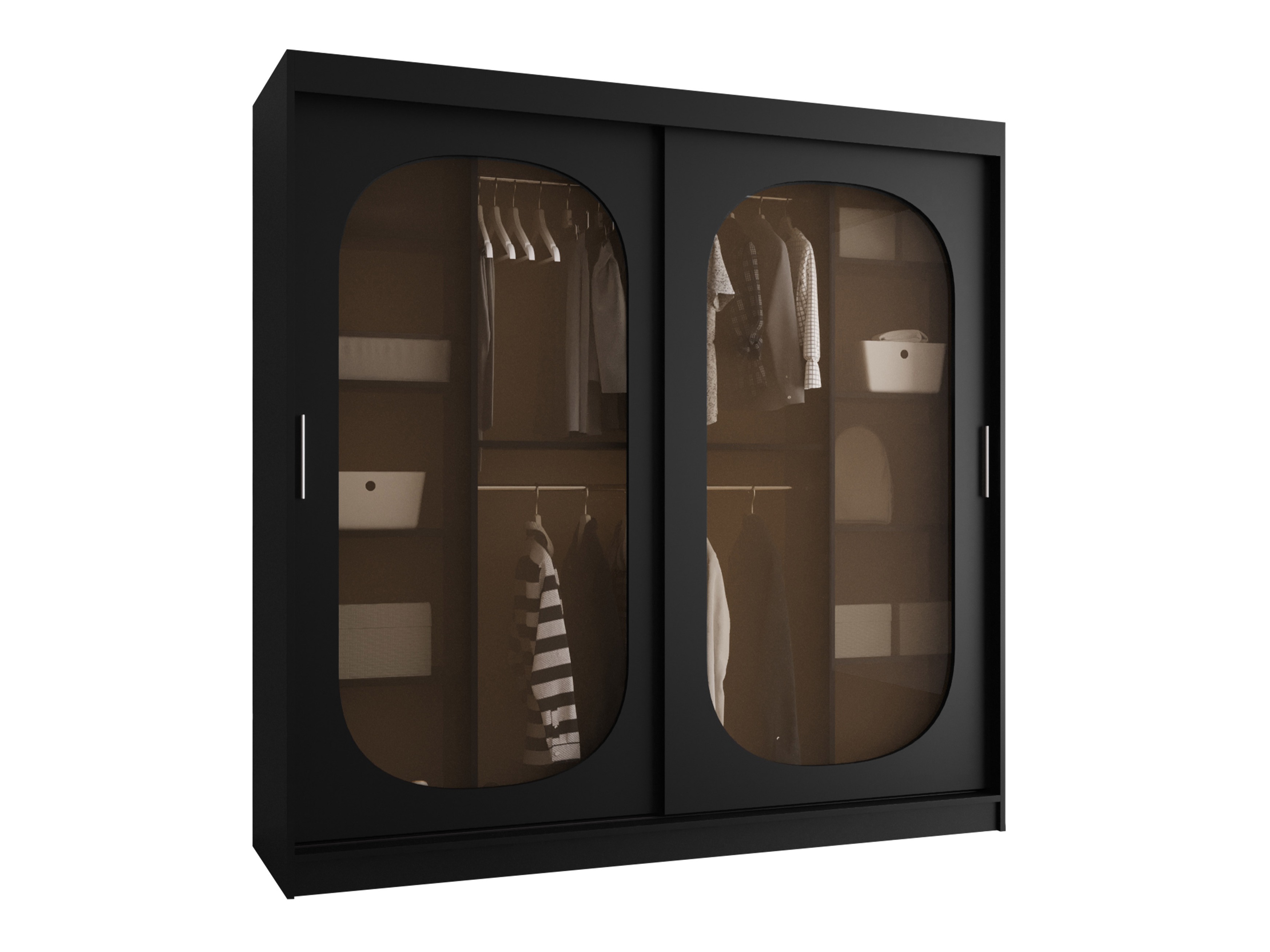 Garderobna omara Hartford 521 (Črna)