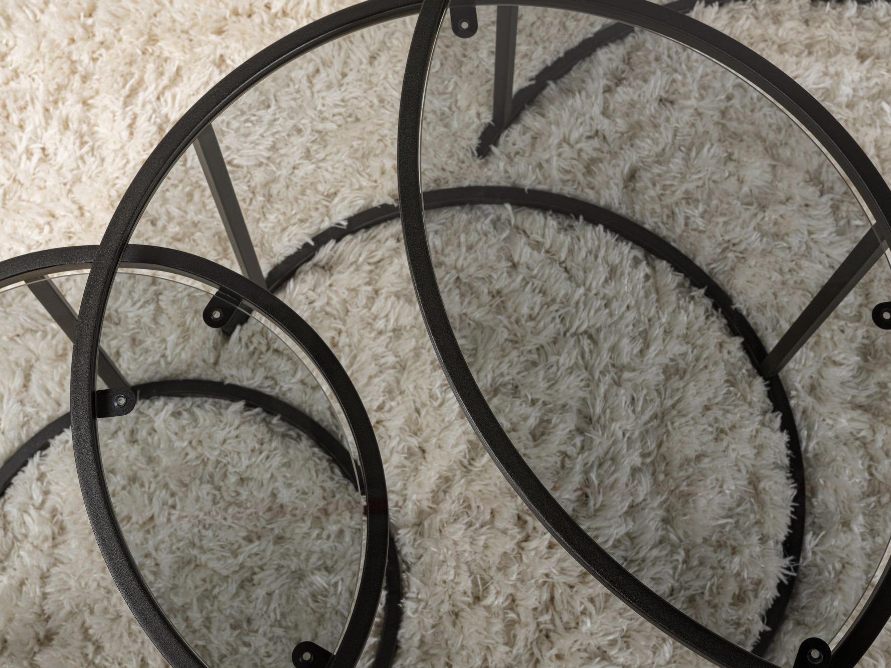 Komplet klubskih mizic Novato 120 (Črna)