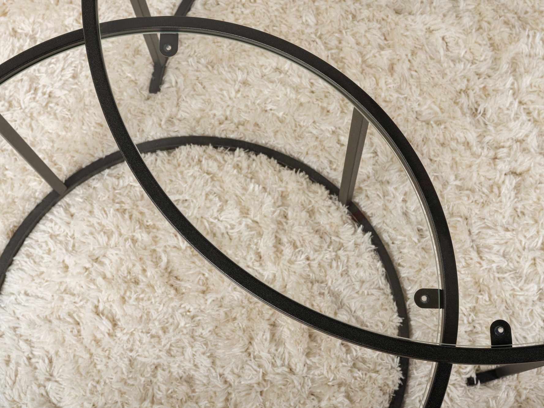 Komplet klubskih mizic Novato 121 (Črna)