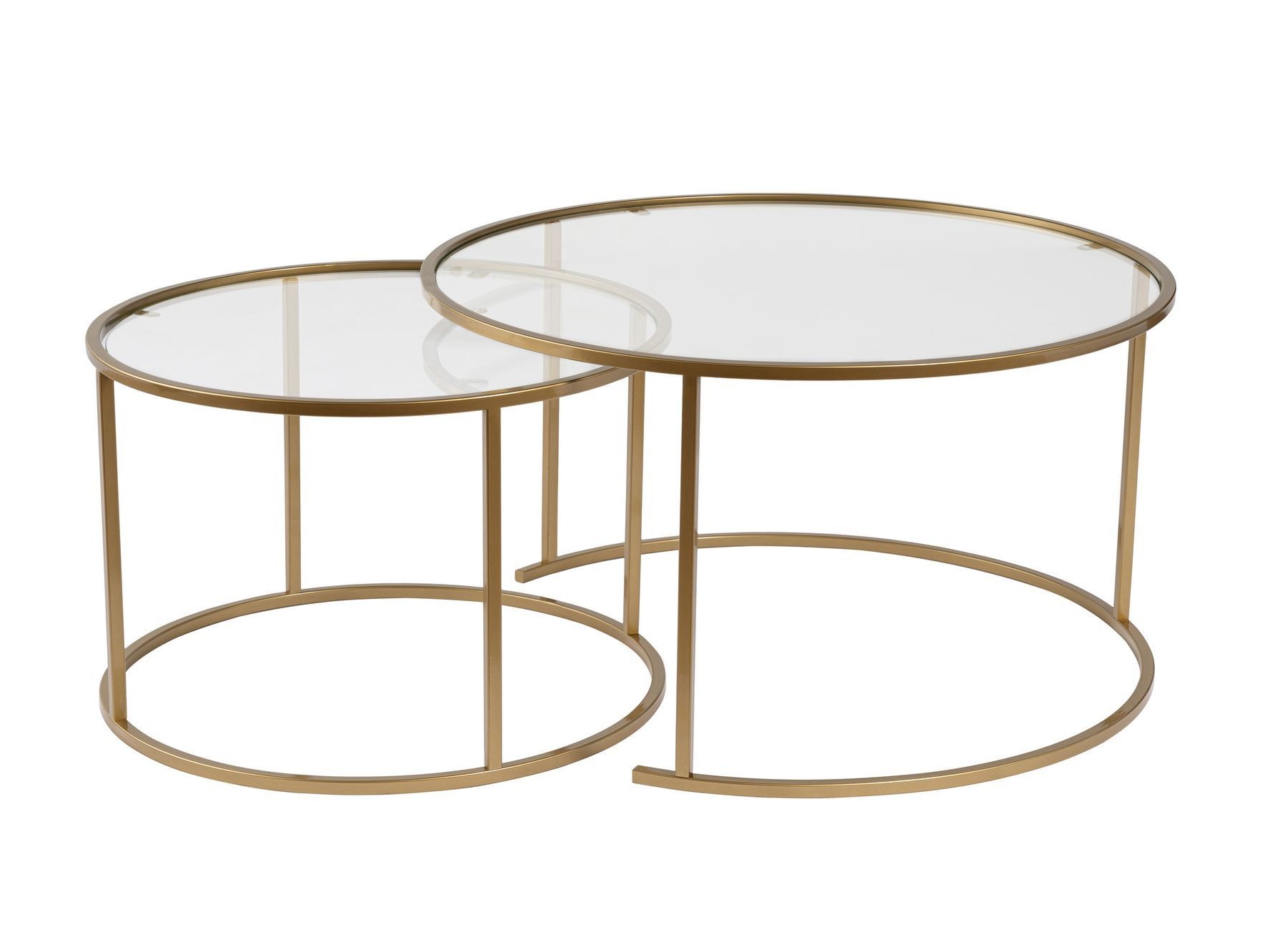 Komplet klubskih mizic Novato 121 (Zlata)