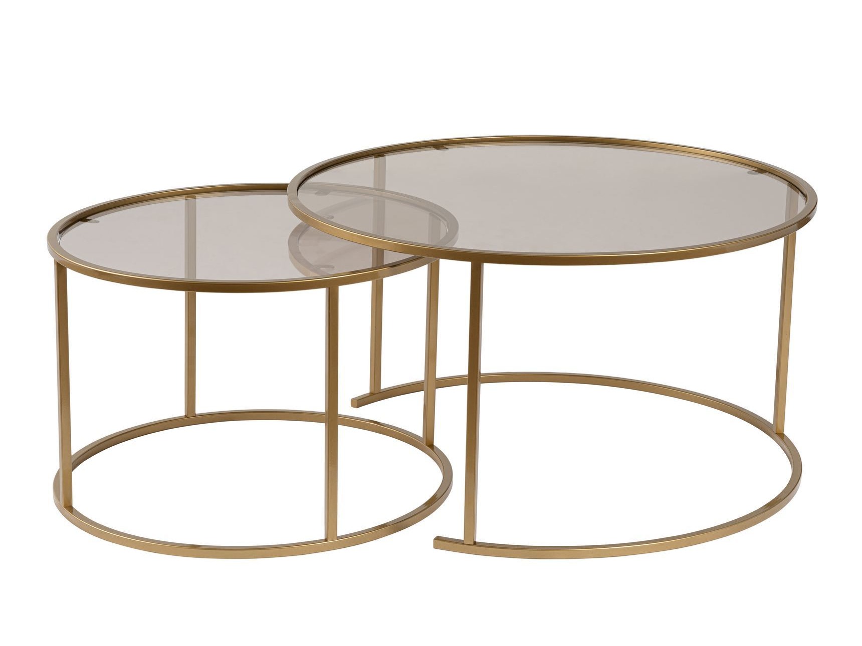 Komplet klubskih mizic Novato 122 (Zlata)