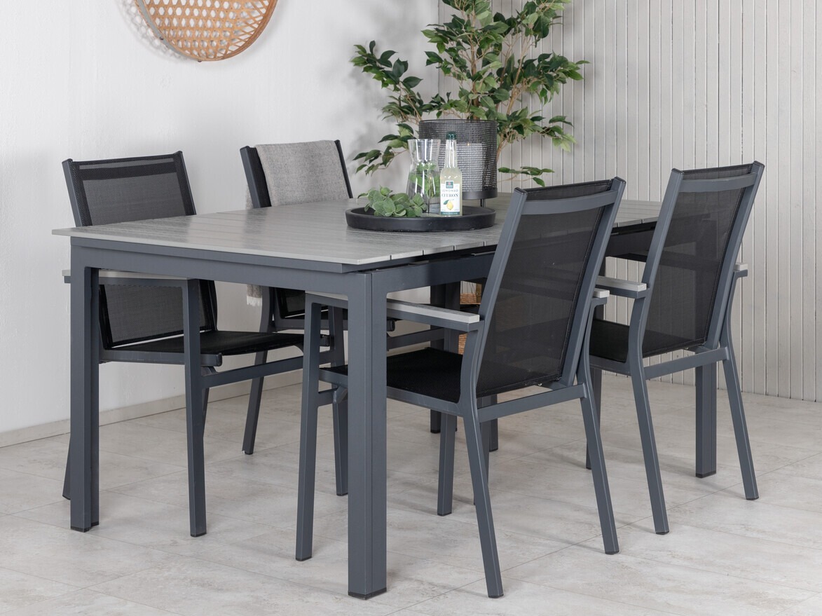 Komplet mize in stolov Dallas 2343