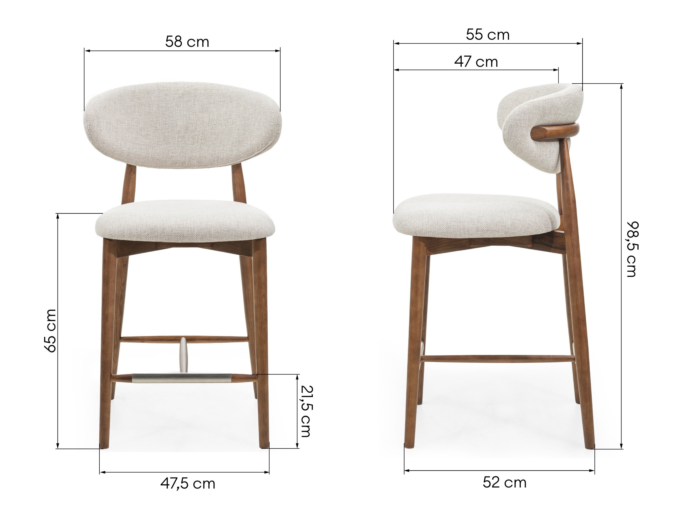 Barski stol Burleson 283