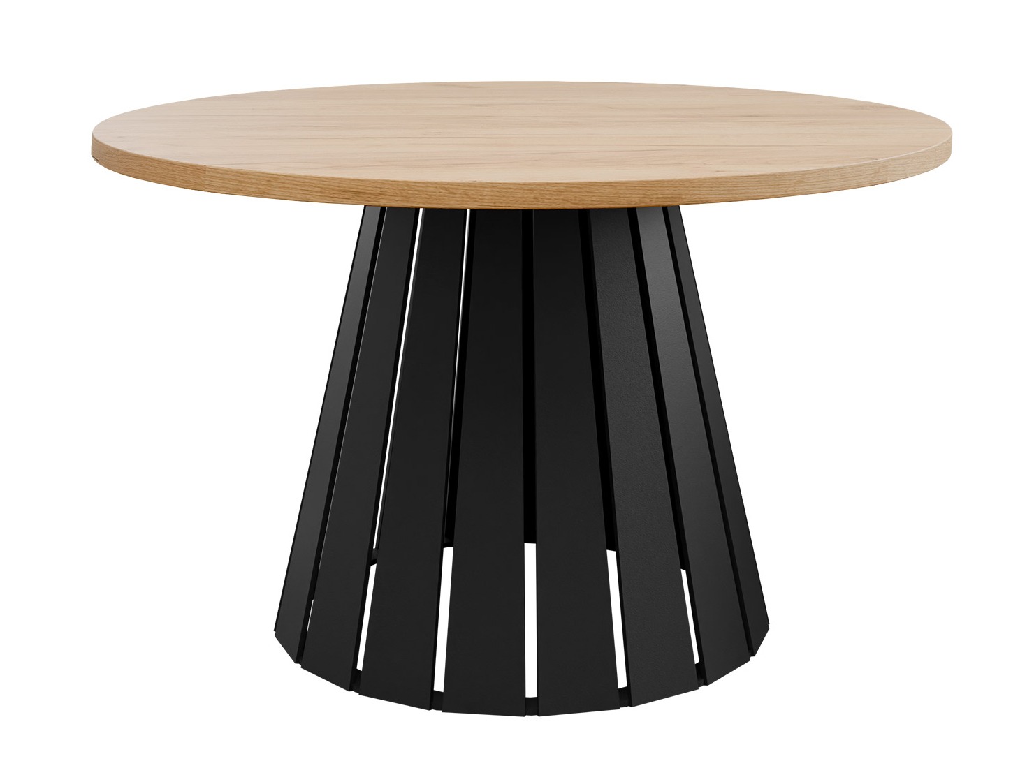 Klubska mizica Oswego 134 (Črna + Hrast)