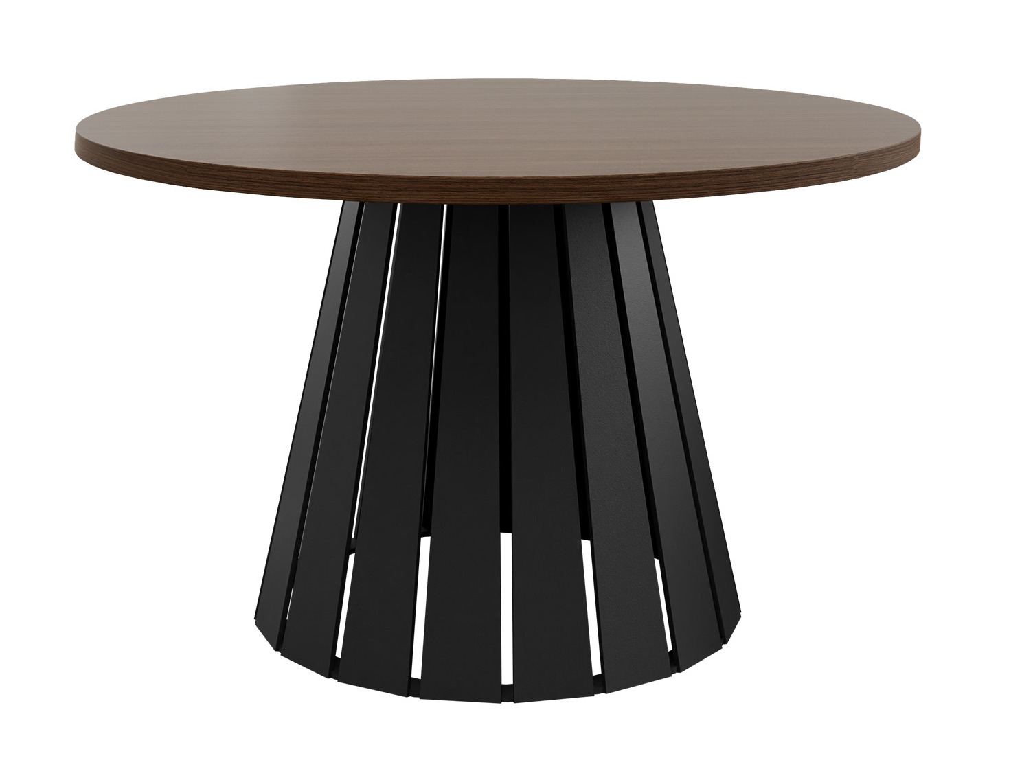 Klubska mizica Oswego 134 (Črna + Oreh)