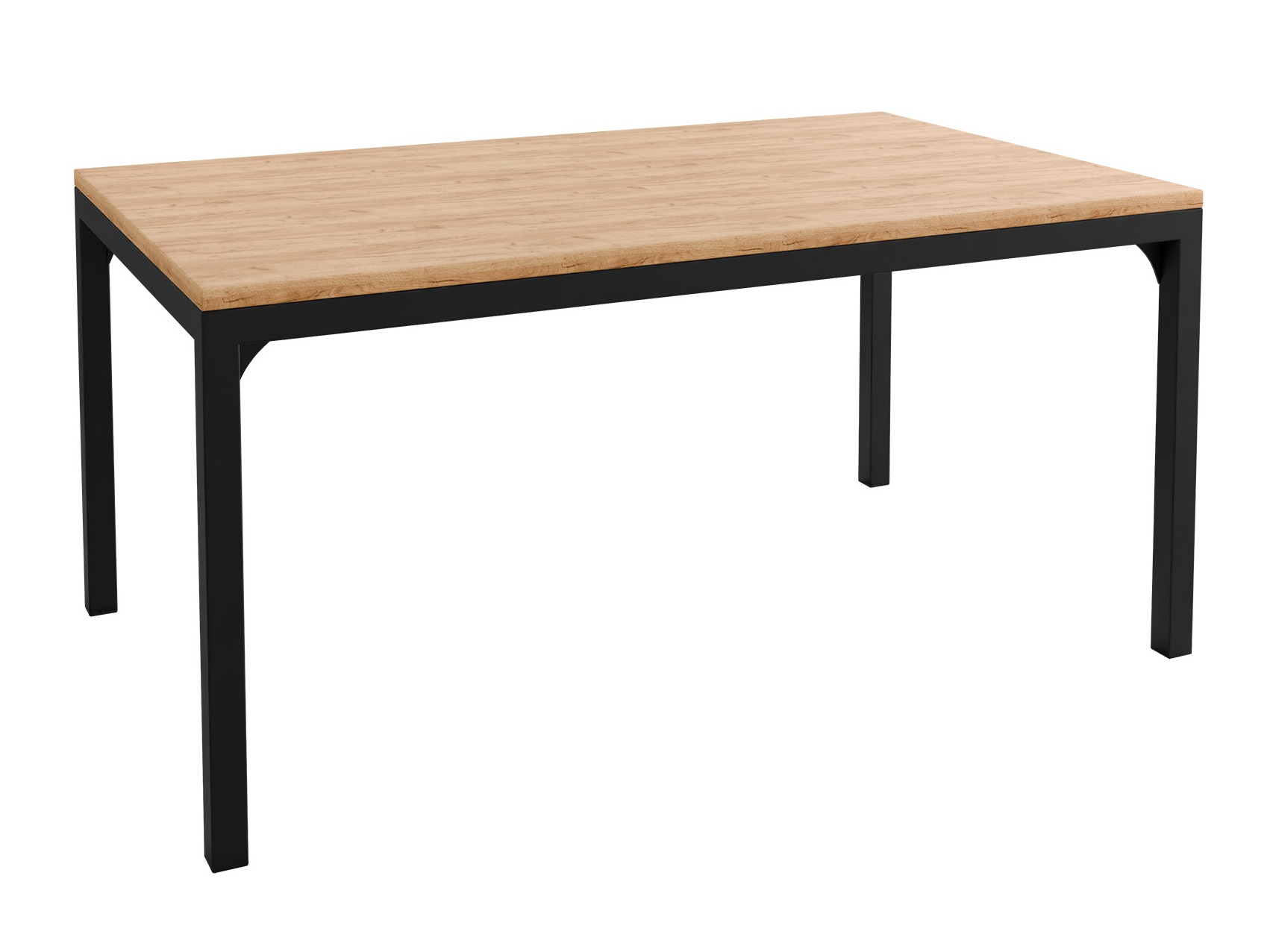 Klubska mizica Oswego 138 (Craft zlati hrast + Črna)