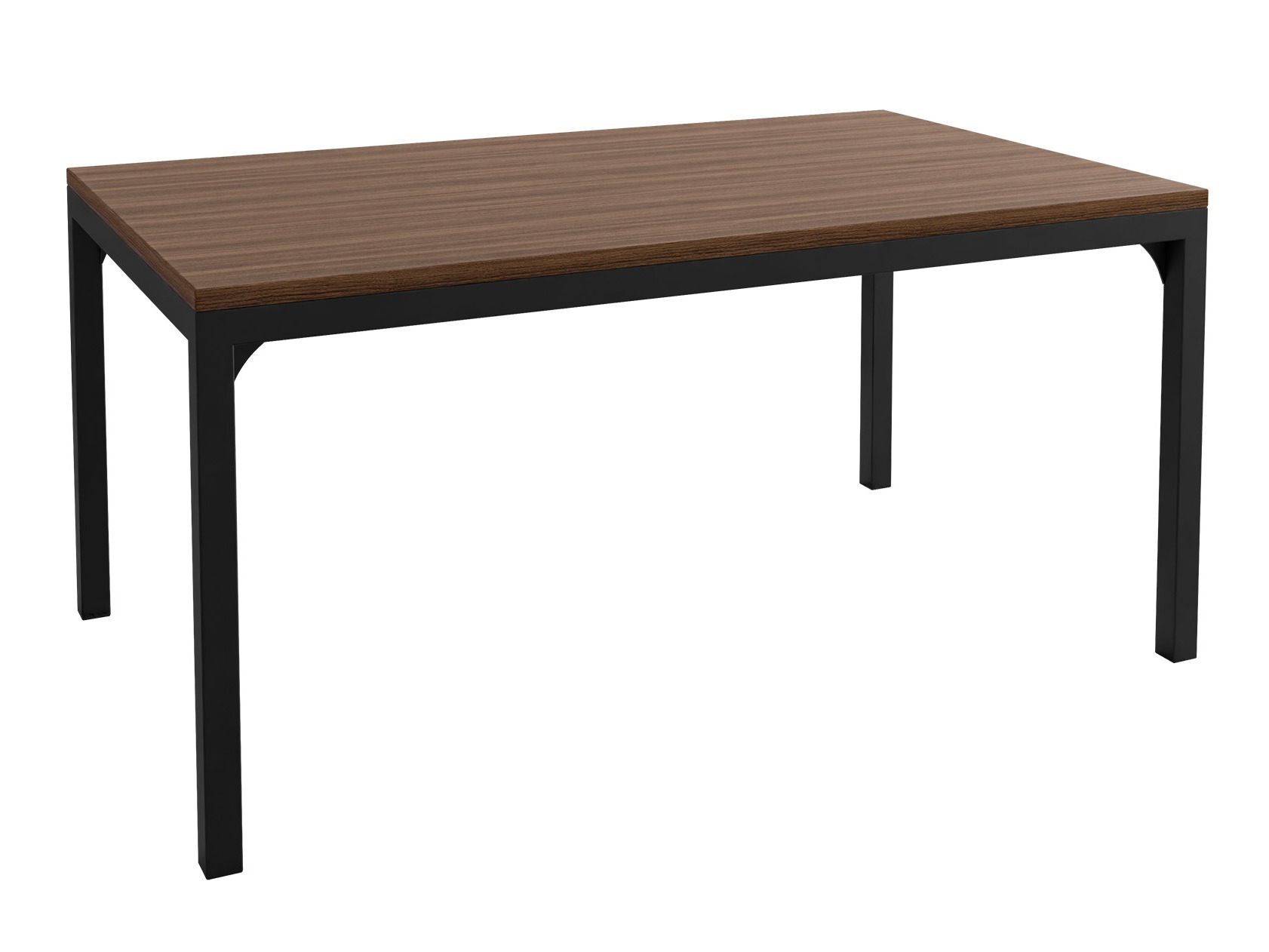 Klubska mizica Oswego 138 (Oreh + Črna)