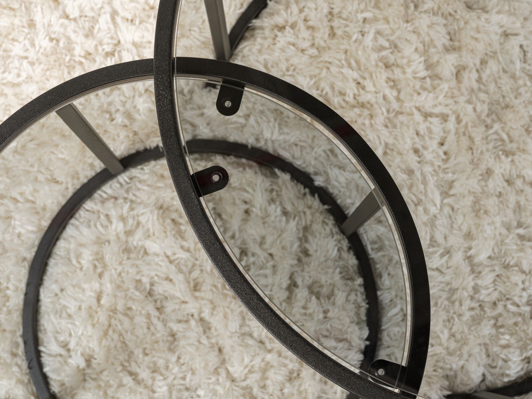 Komplet klubskih mizic Novato 124 (Črna)