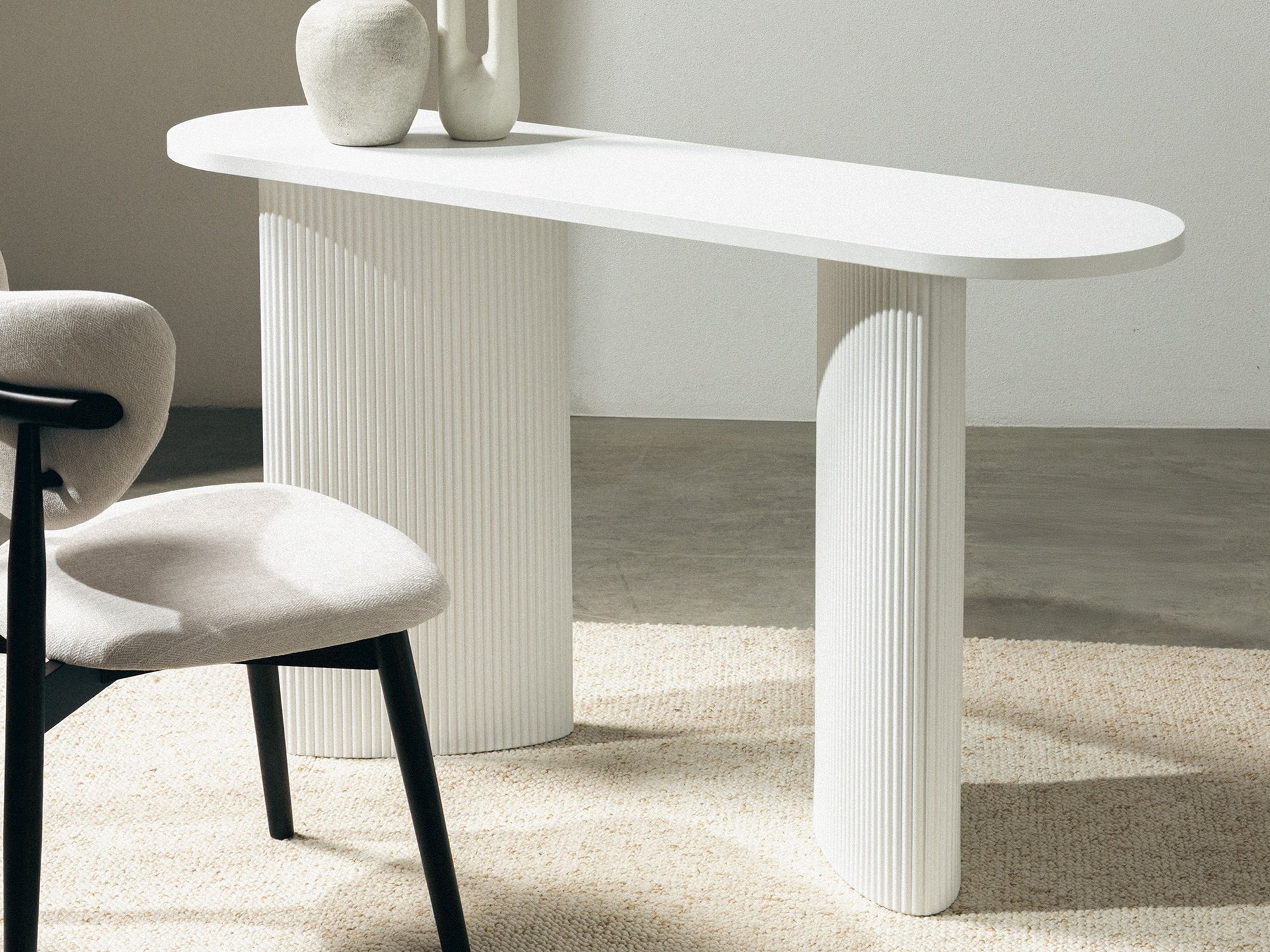 Konzolna miza Burleson 281 (Bela)