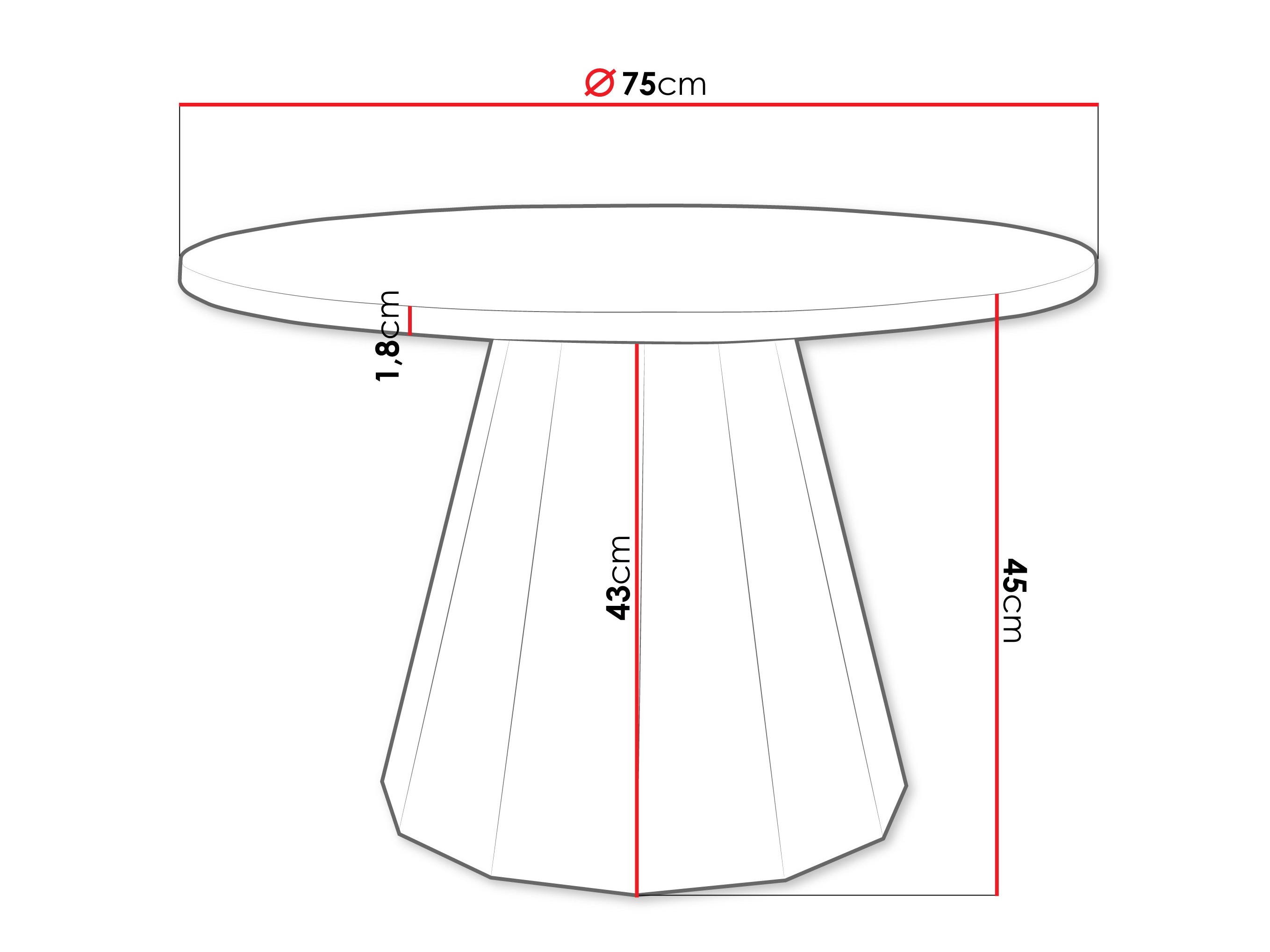 Klubska mizica Oswego 139 (Črna + Hrast)